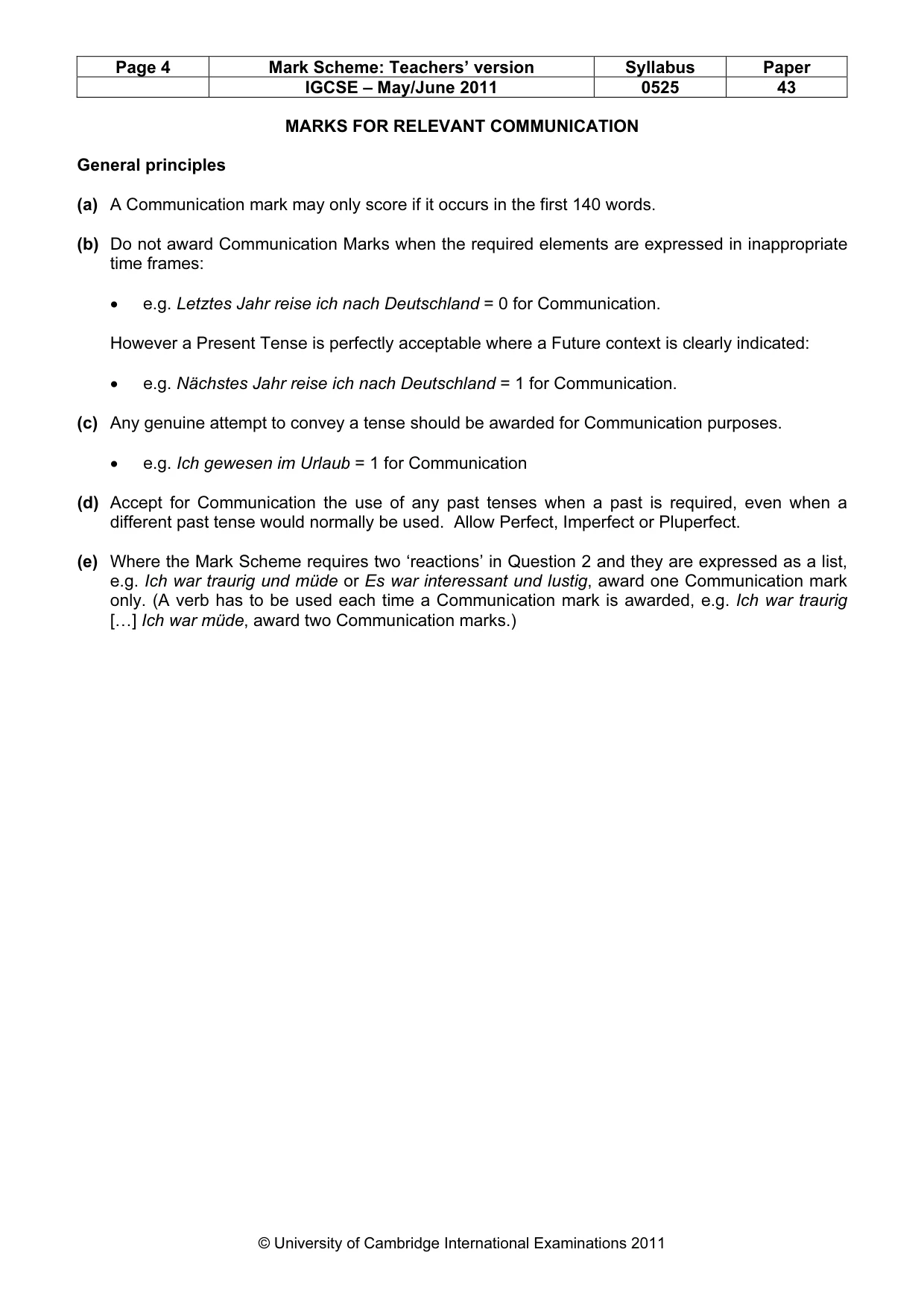 Mark scheme, page 4 of 15