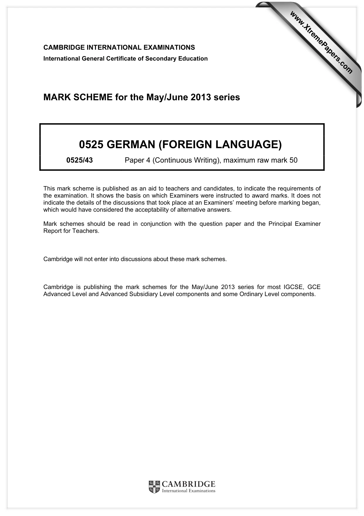 Mark scheme, page 1 of 20