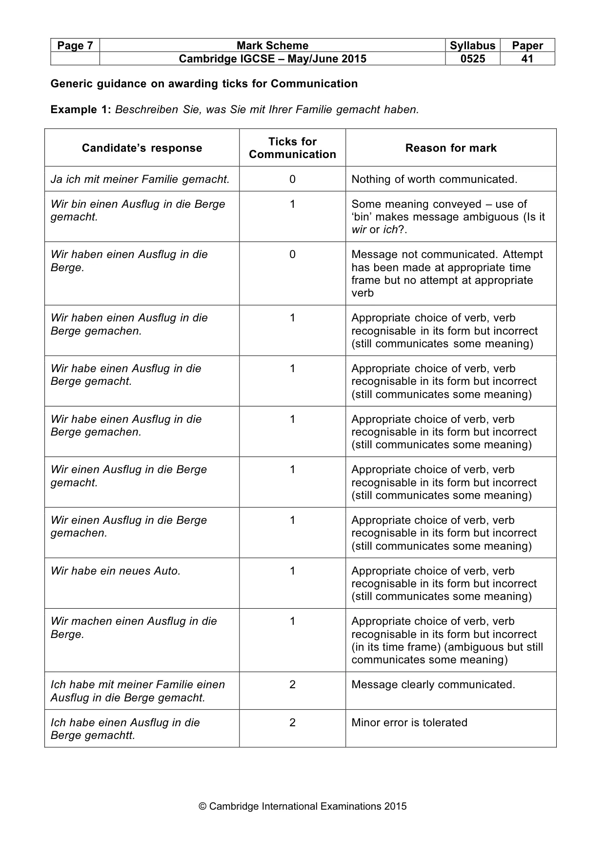Mark scheme, page 7 of 18