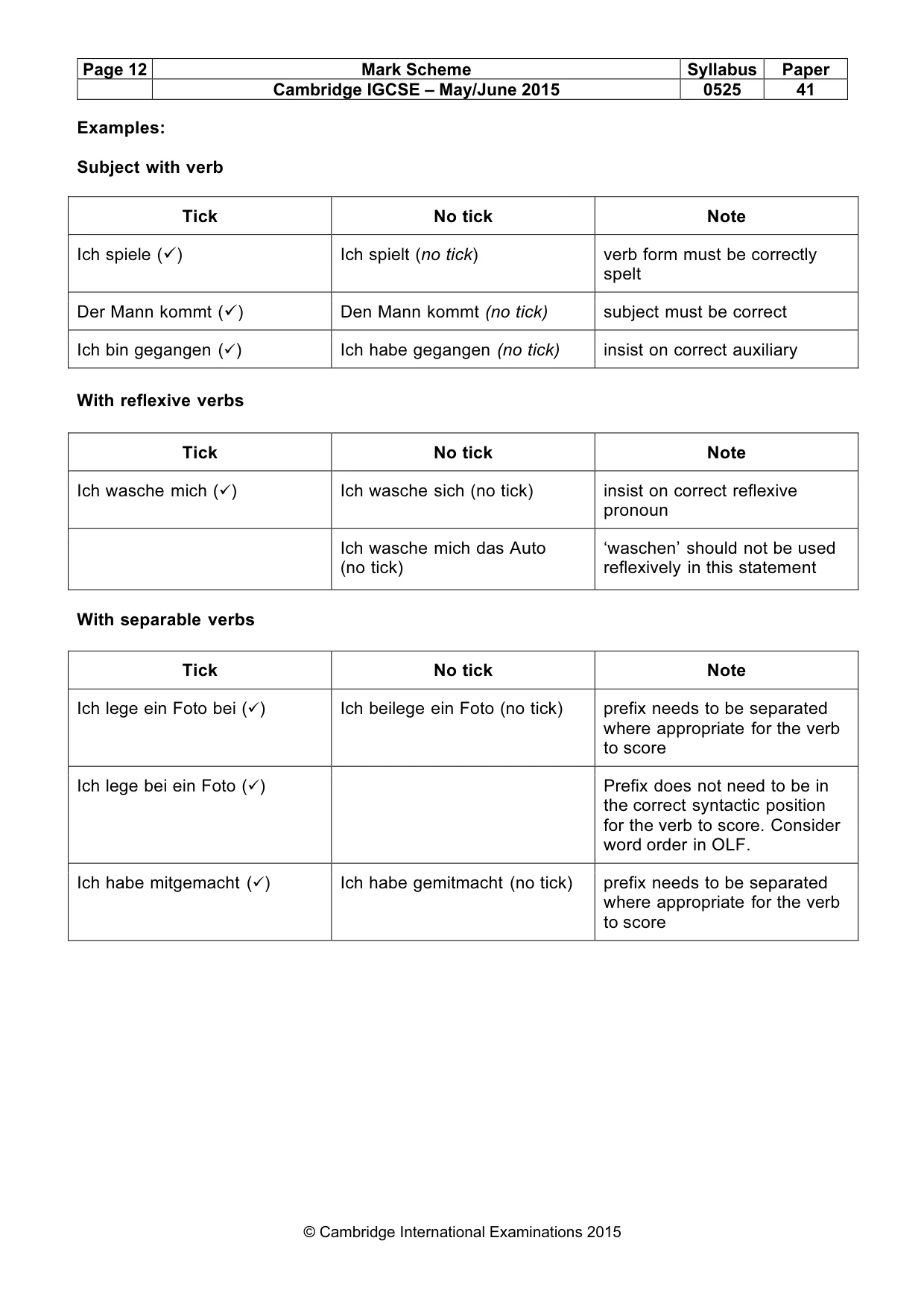 Mark scheme, page 12 of 18