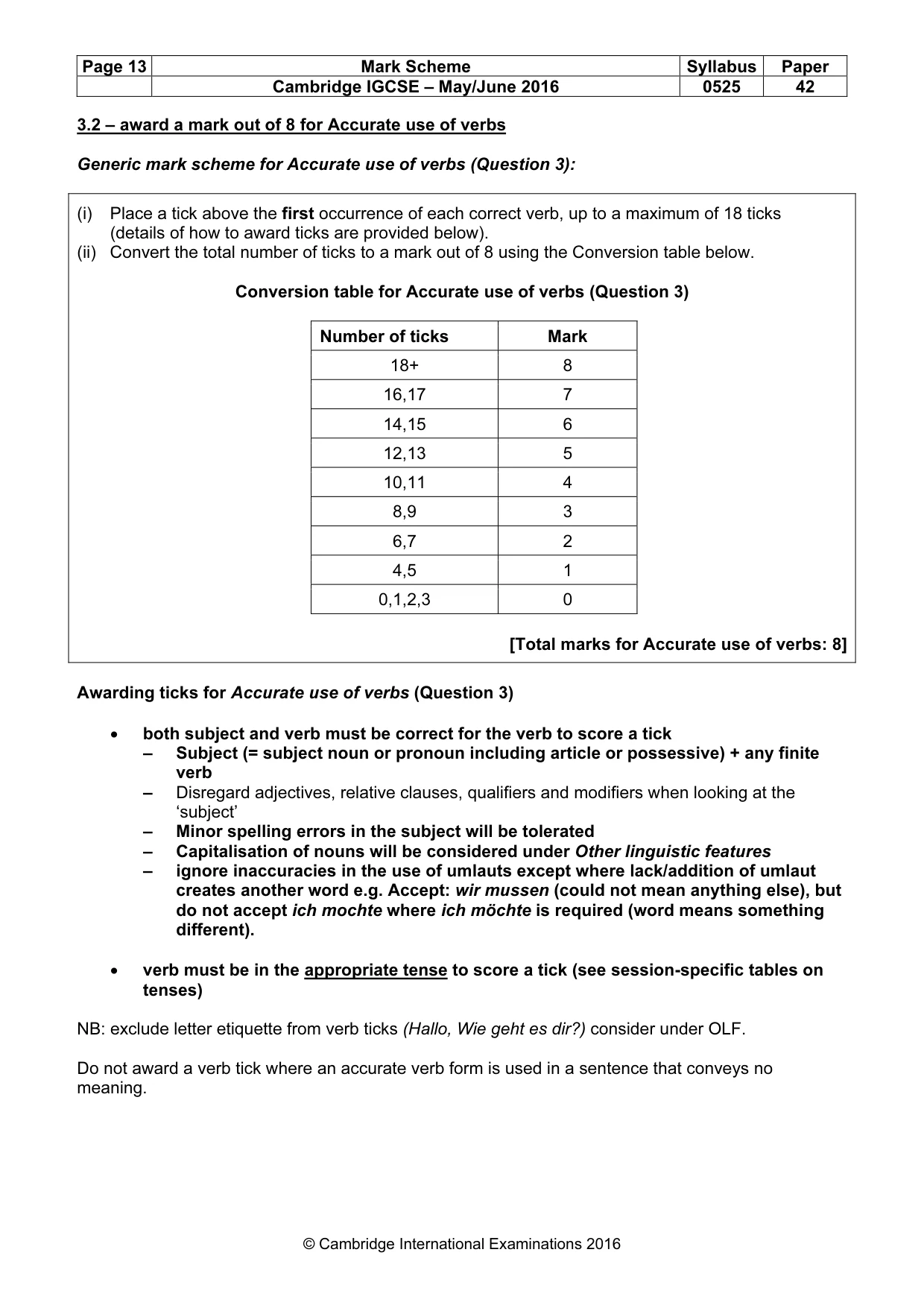 Mark scheme, page 13 of 18