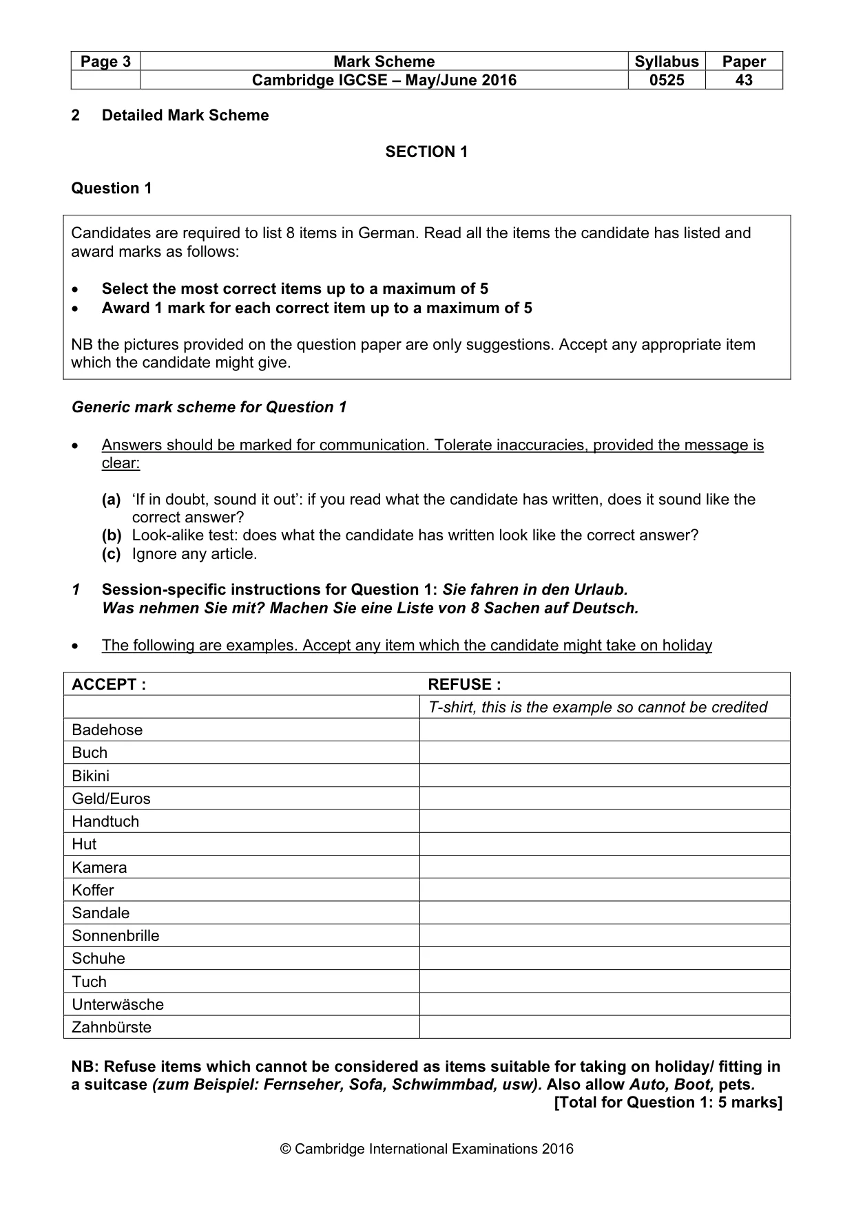 Mark scheme, page 3 of 18