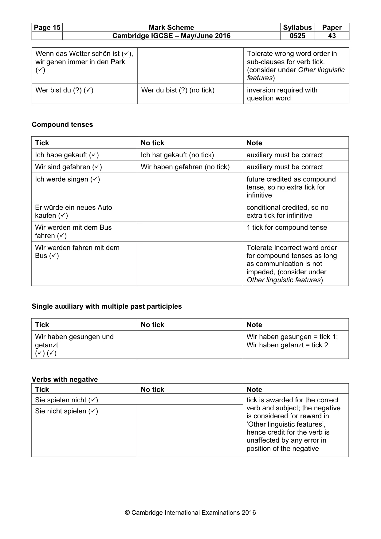 Mark scheme, page 15 of 18