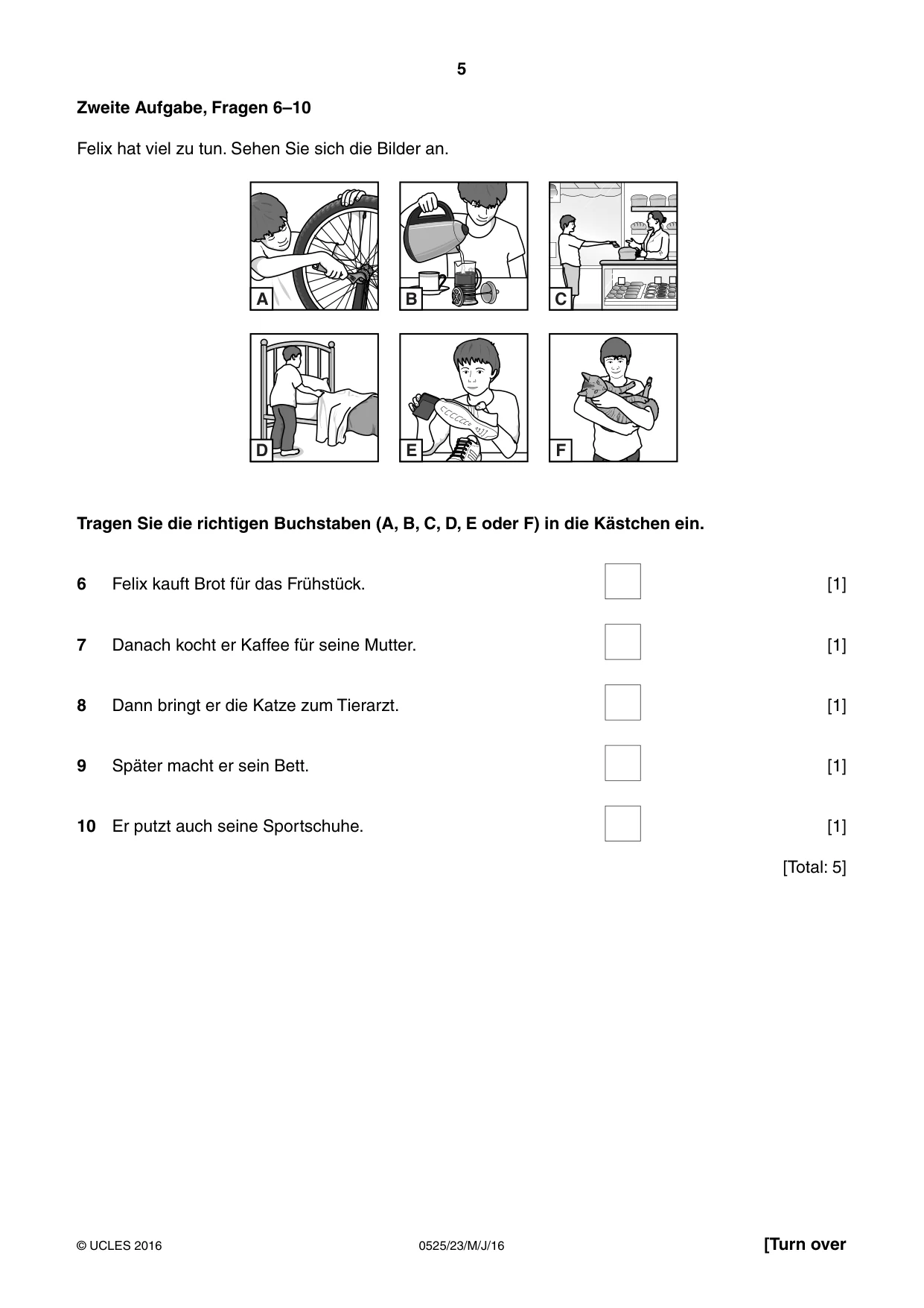 Cambridge IGCSE German - Foreign Language 0525 2016 May/June Paper 2 · Variant 3 question paper, page 5 of 16