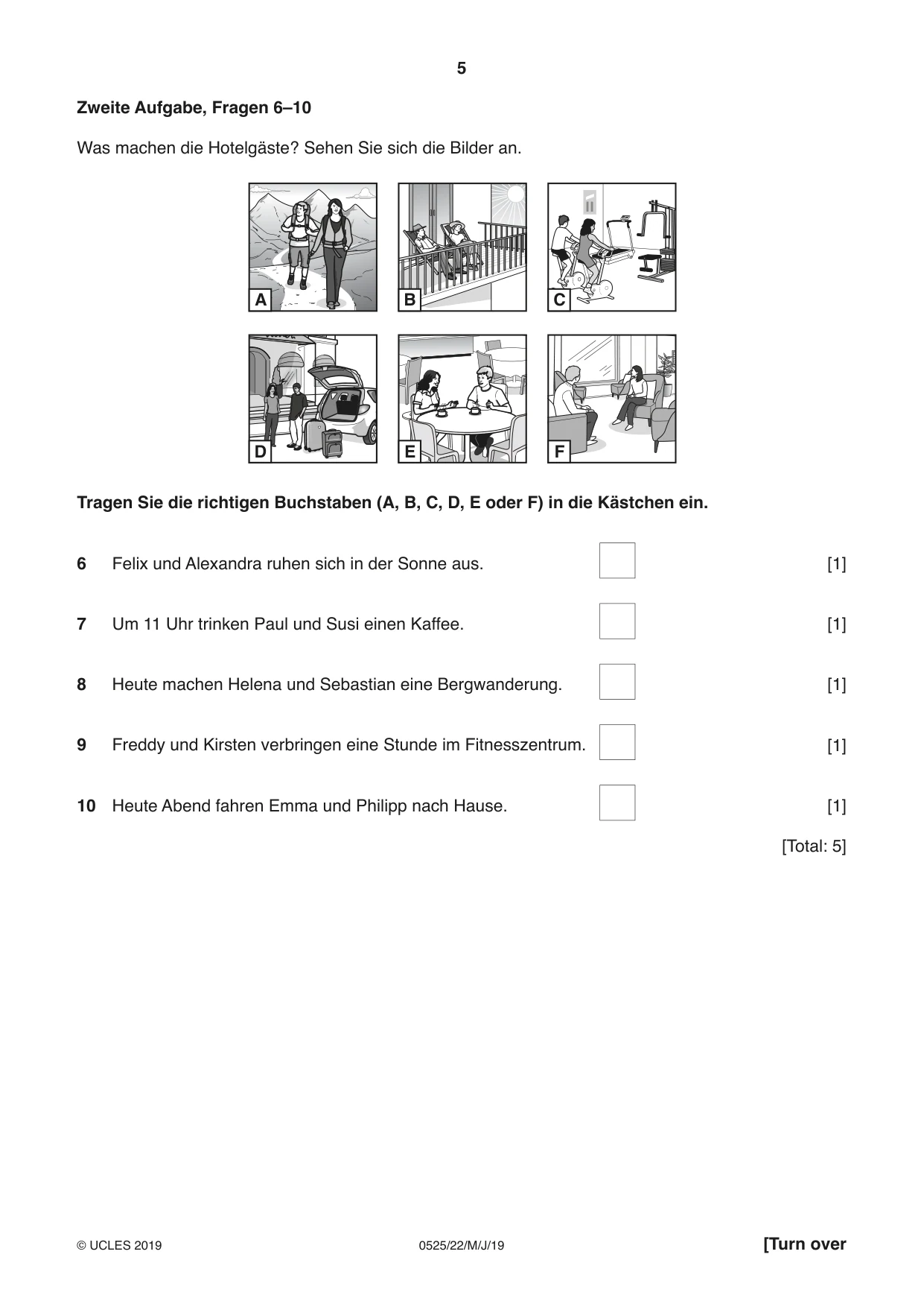 Cambridge IGCSE German - Foreign Language 0525 2019 May/June Paper 2 · Variant 2 question paper, page 5 of 16