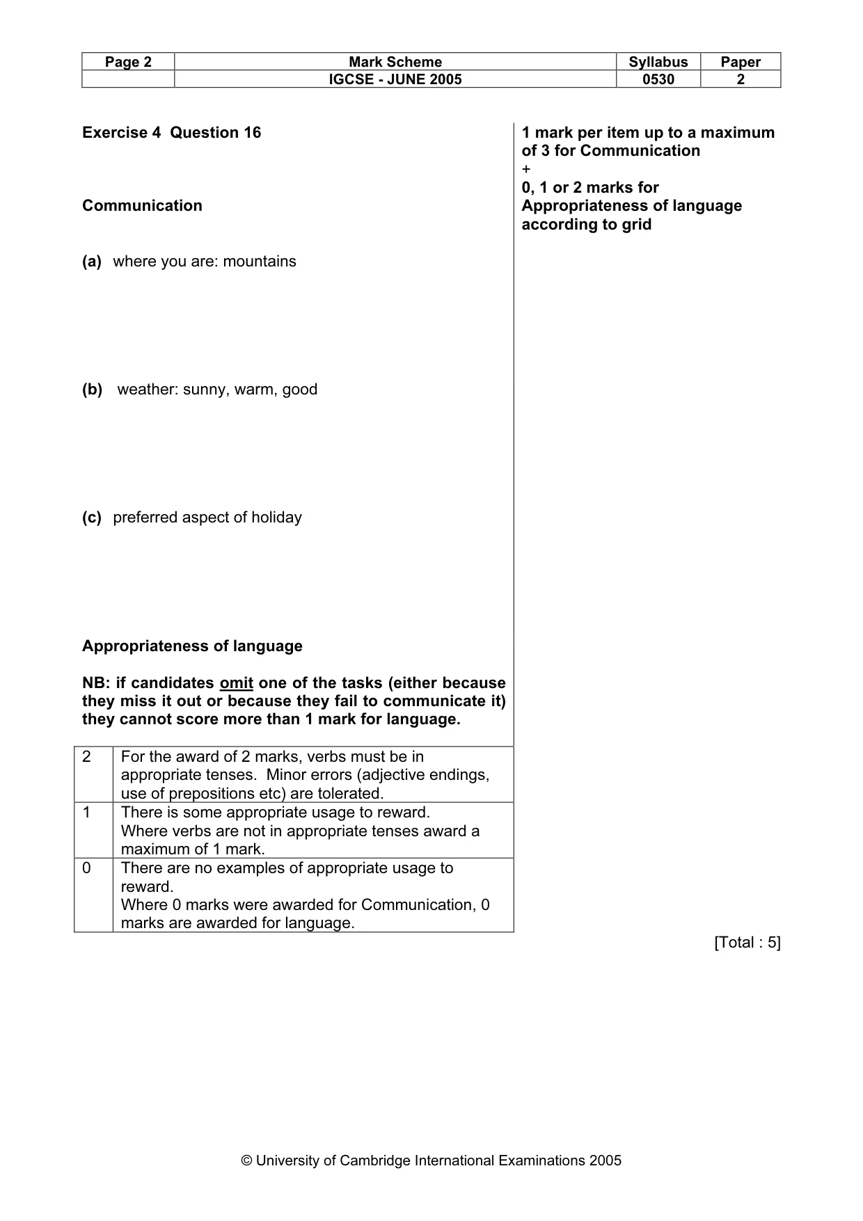 Mark scheme, page 4 of 18