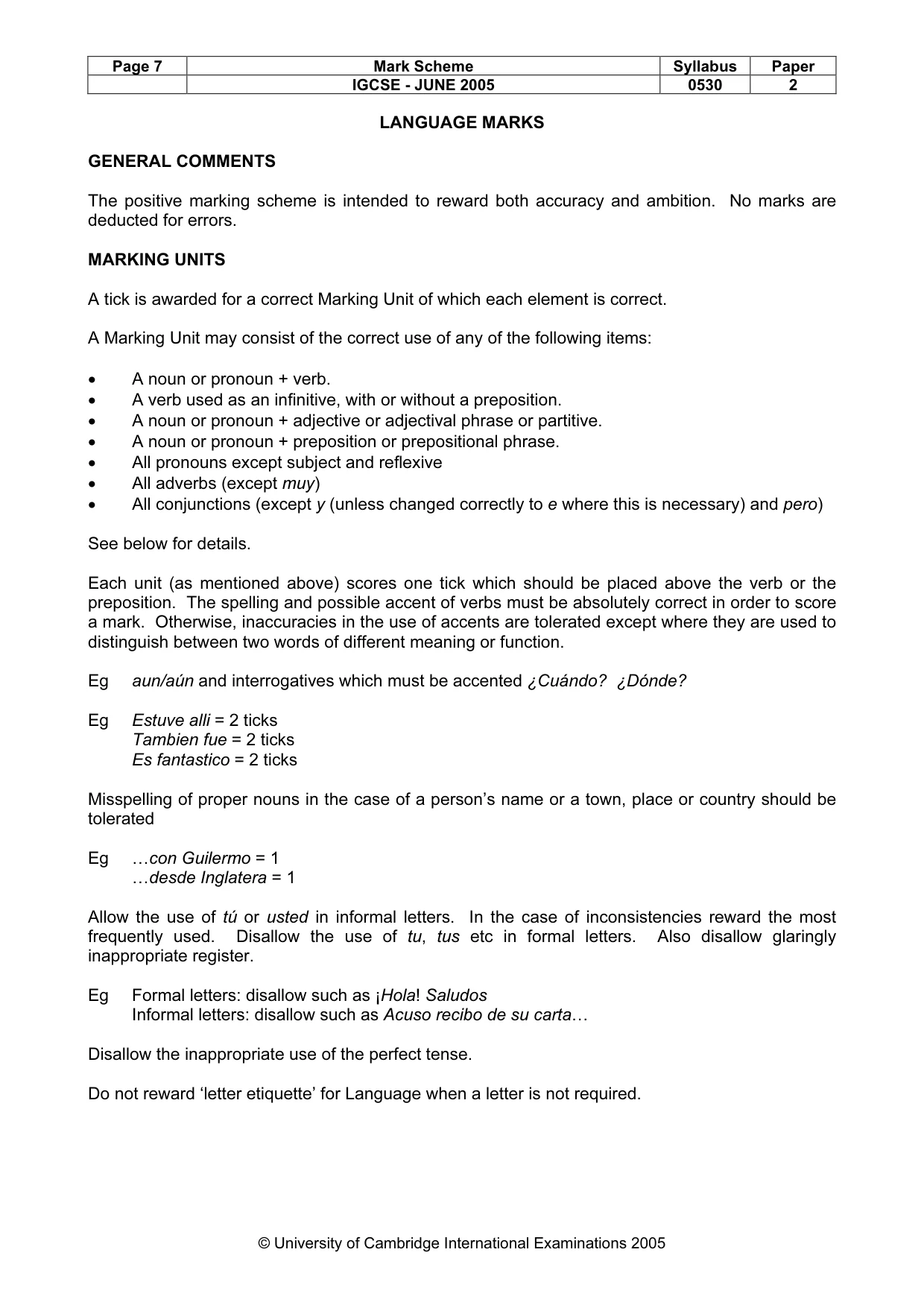 Mark scheme, page 9 of 18