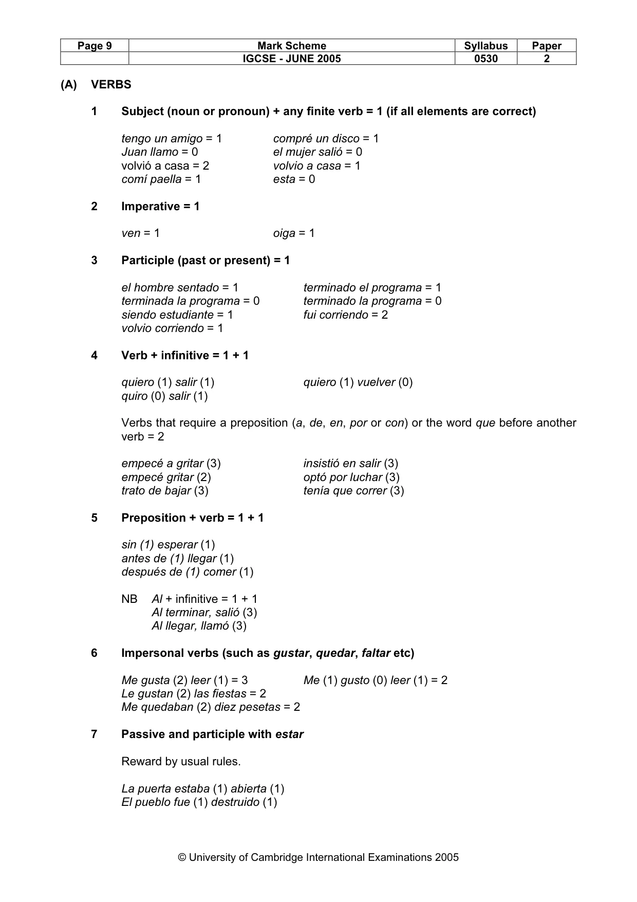 Mark scheme, page 11 of 18