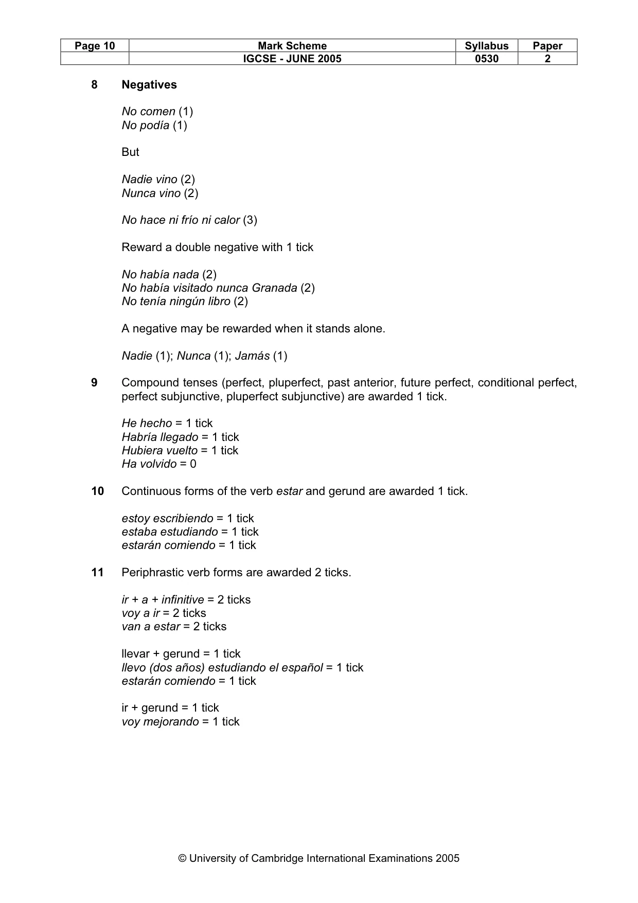 Mark scheme, page 12 of 18