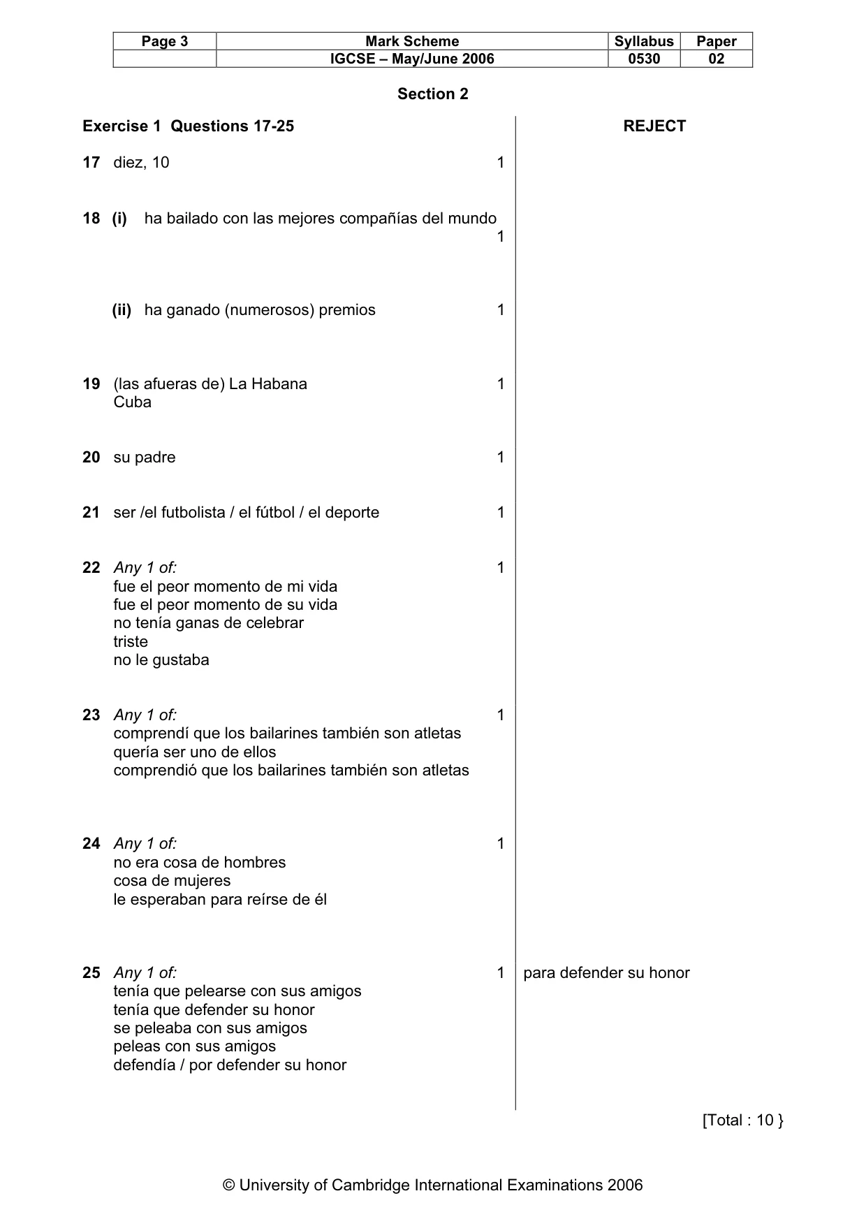 Mark scheme, page 4 of 18