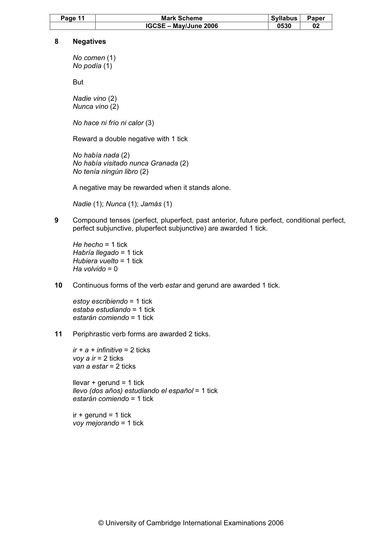 Mark scheme, page 12 of 18