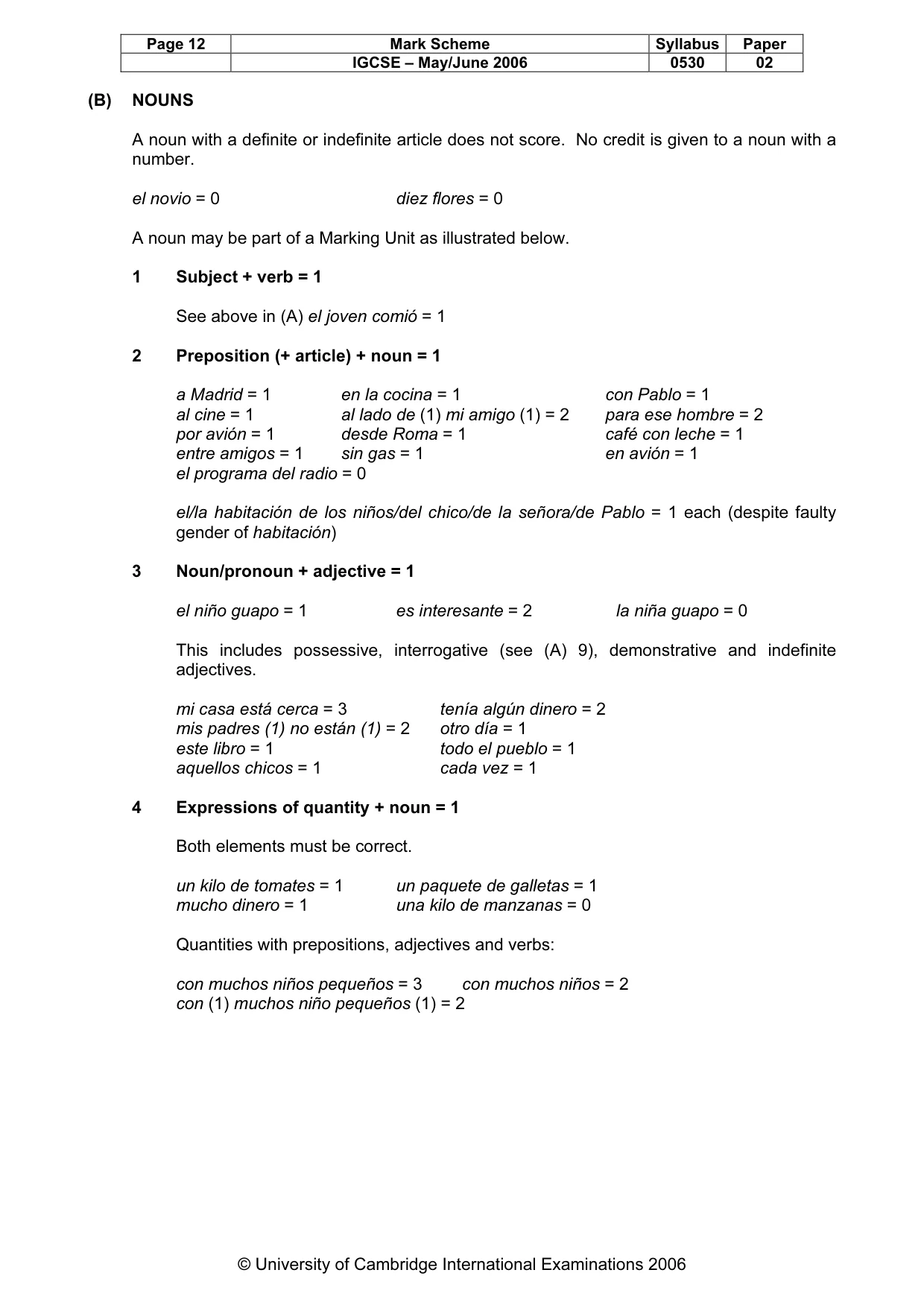 Mark scheme, page 13 of 18
