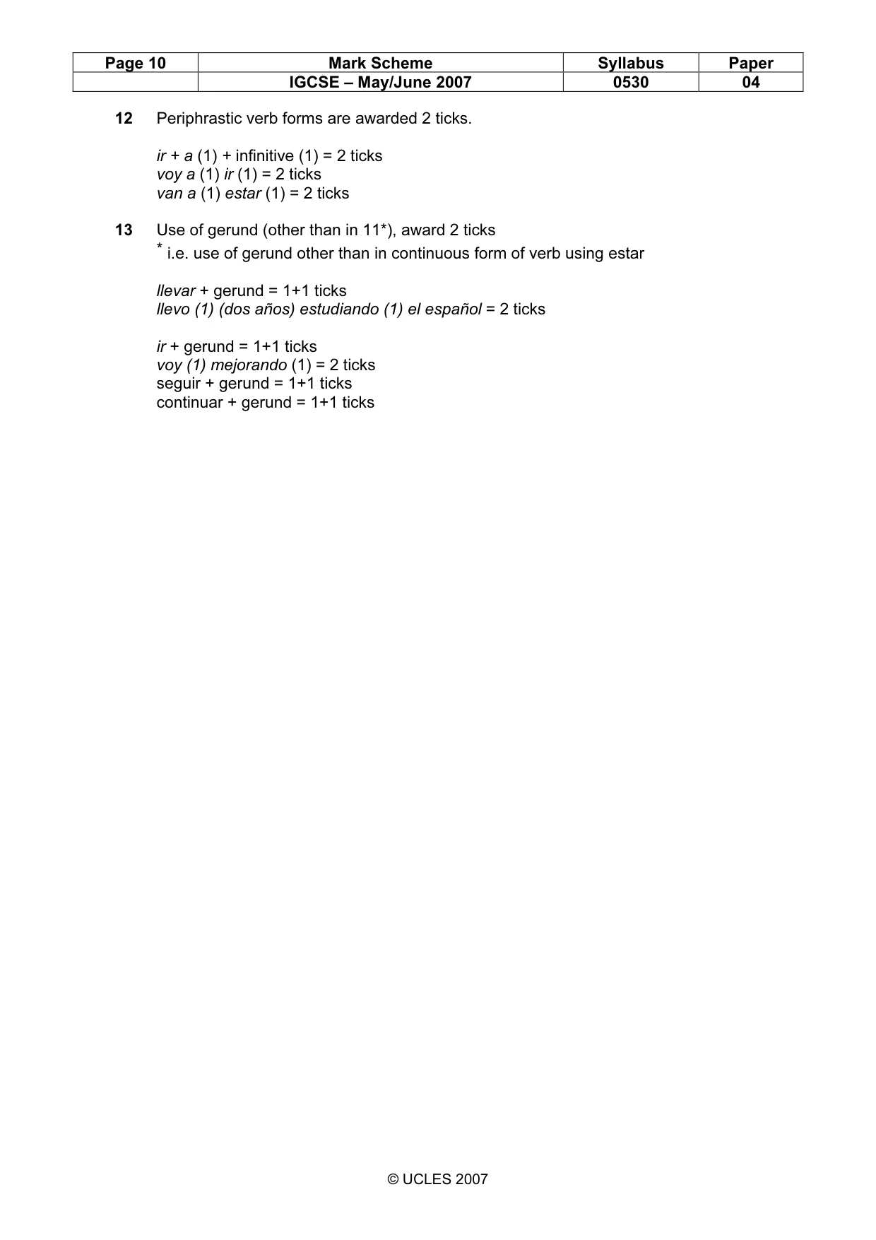 Mark scheme, page 10 of 17