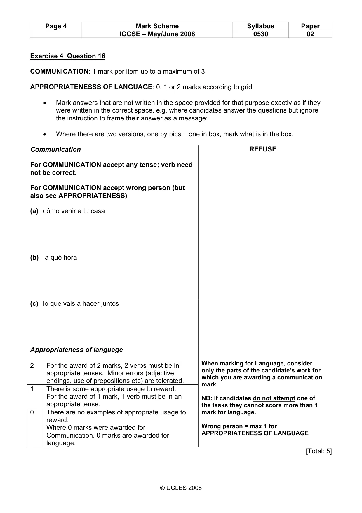 Mark scheme, page 4 of 24