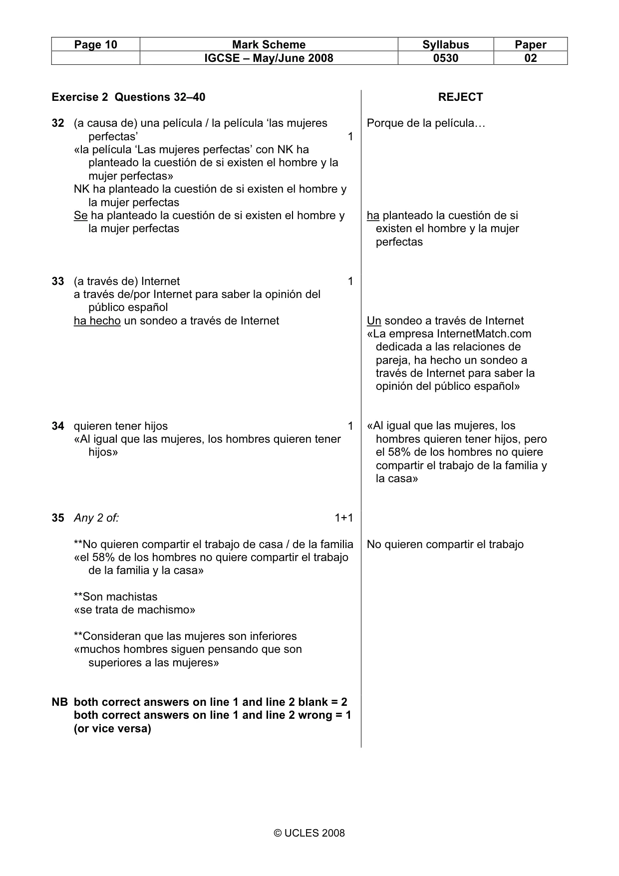 Mark scheme, page 10 of 24