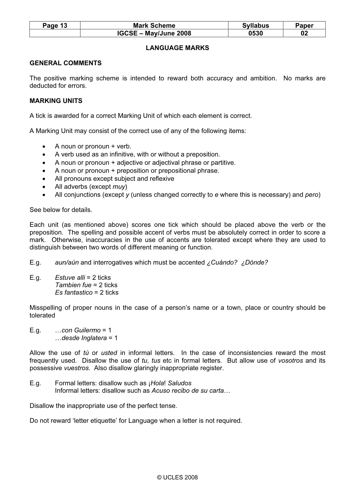Mark scheme, page 13 of 24