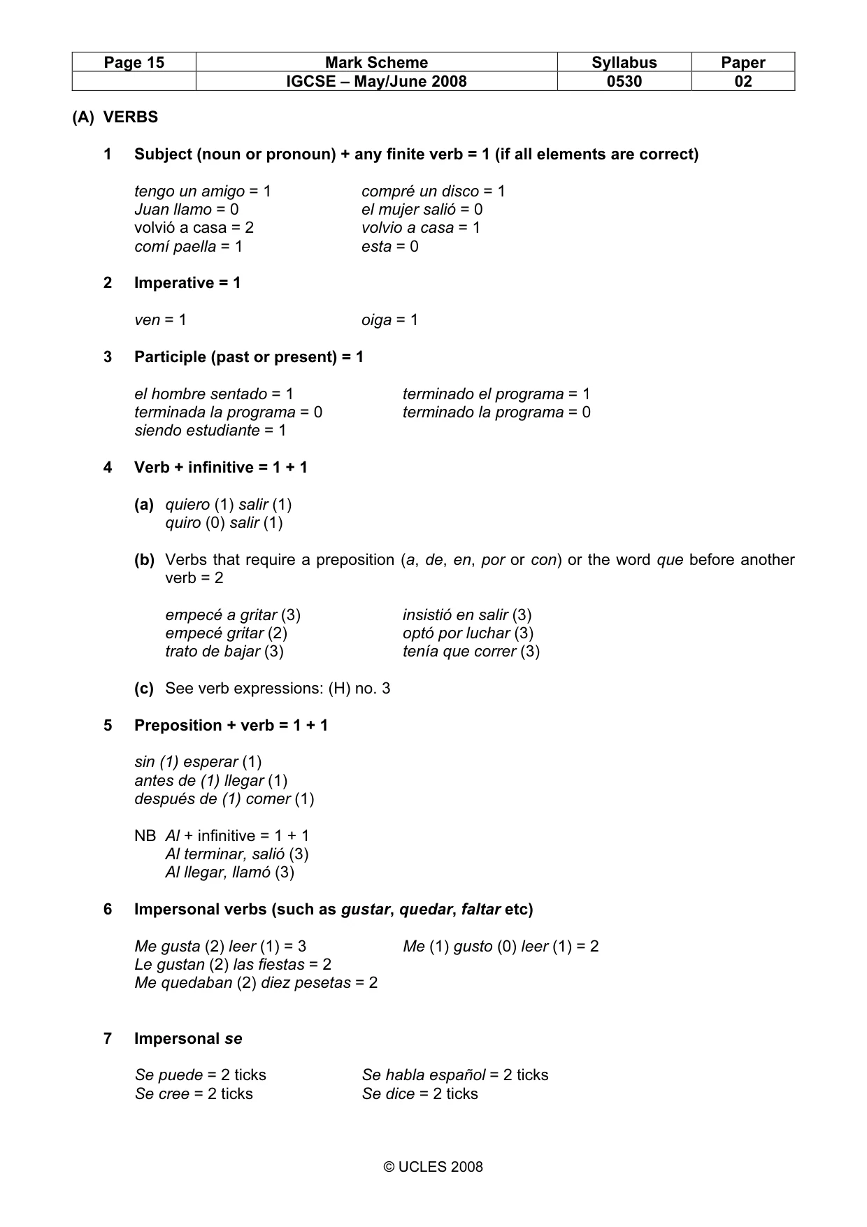 Mark scheme, page 15 of 24