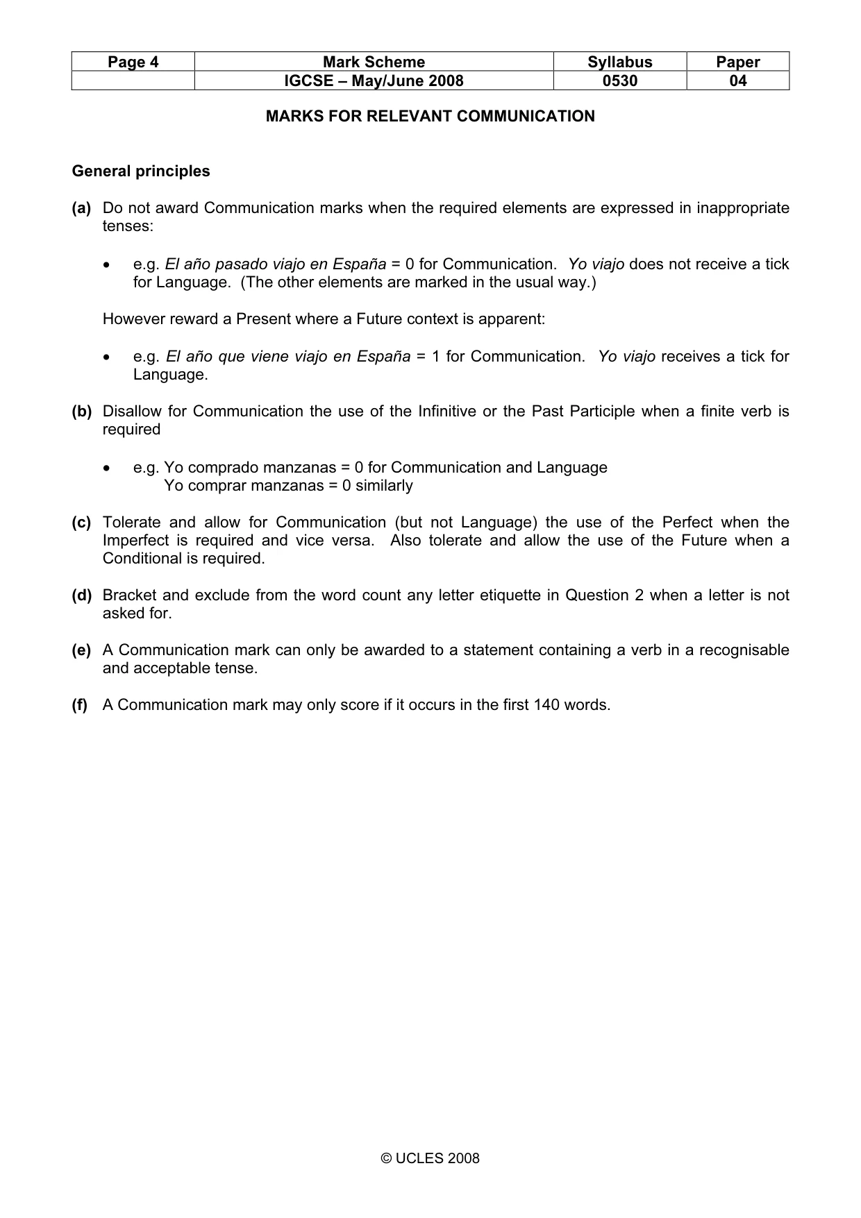 Mark scheme, page 4 of 17