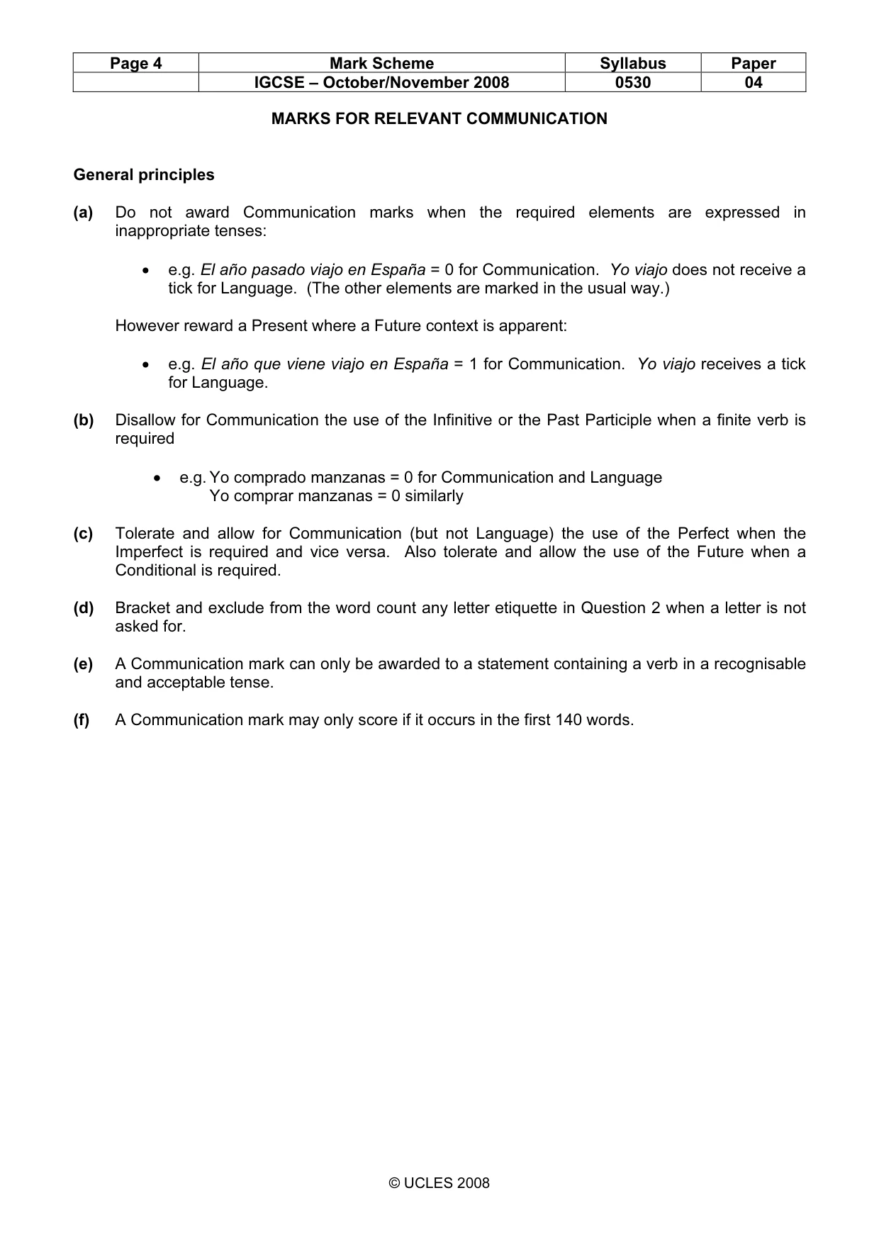 Mark scheme, page 4 of 17