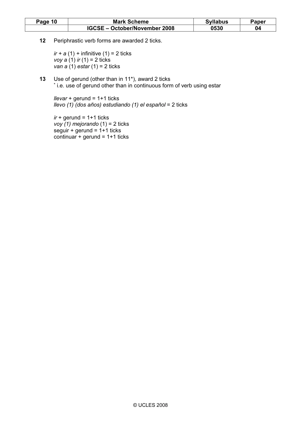Mark scheme, page 10 of 17