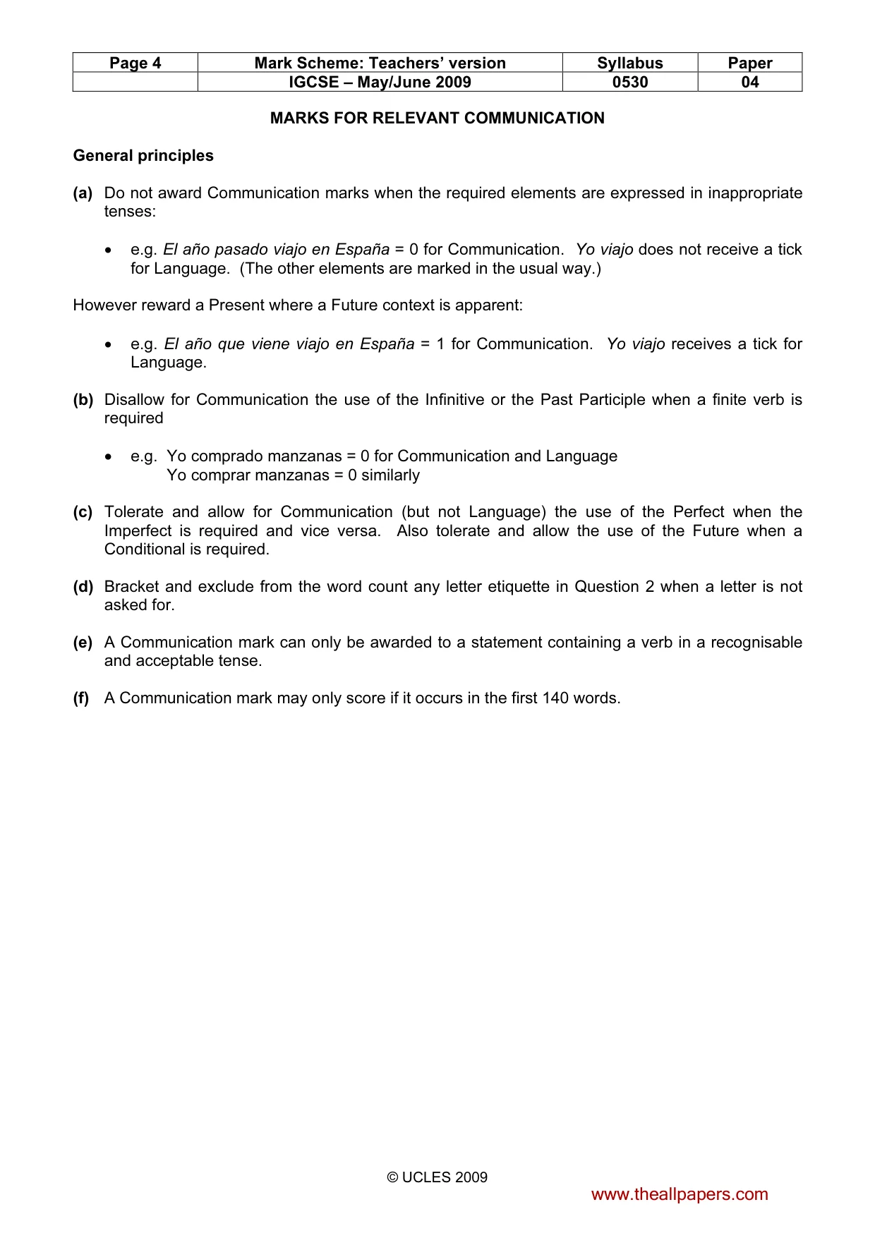 Mark scheme, page 4 of 19