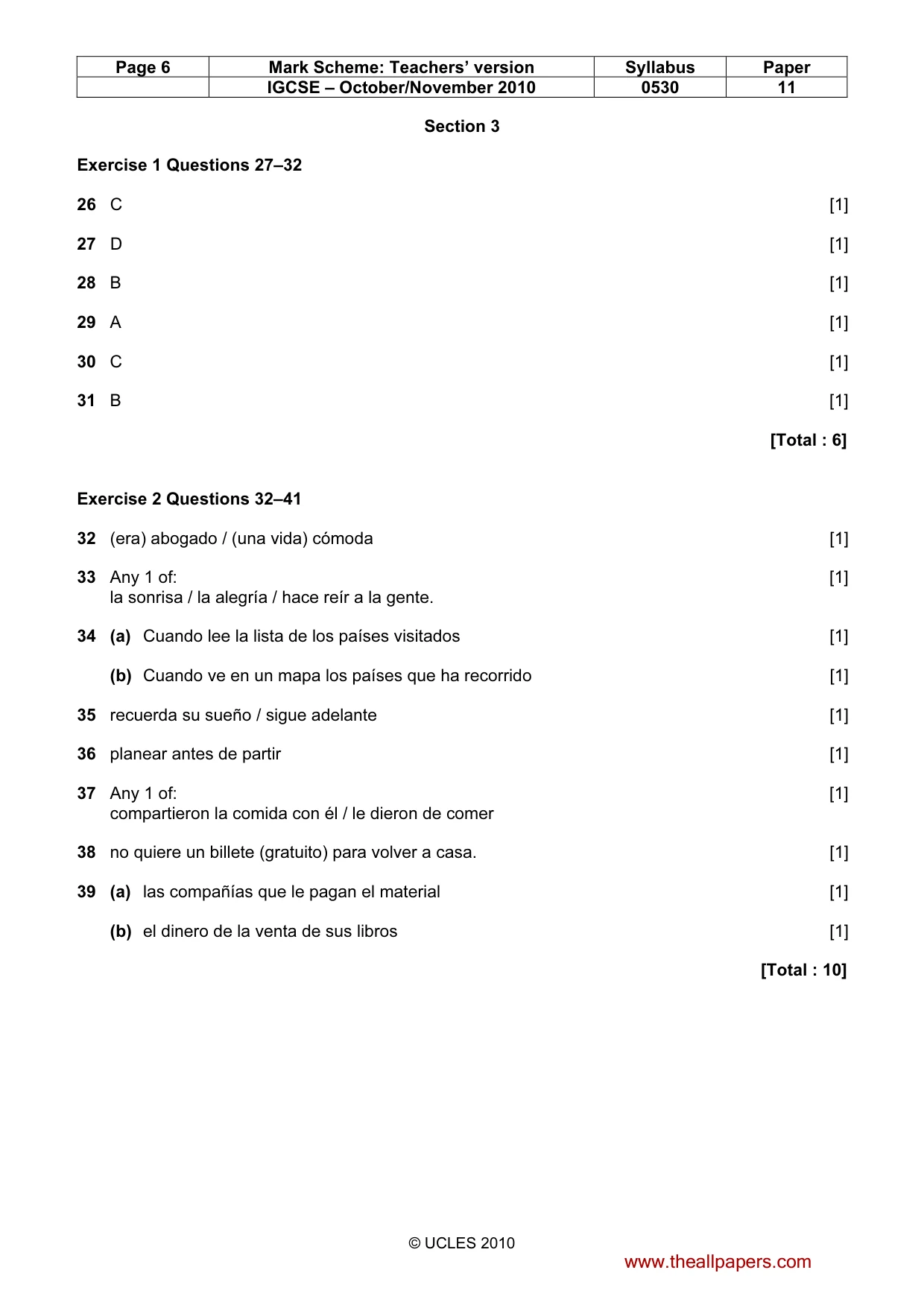 Mark scheme, page 6 of 17