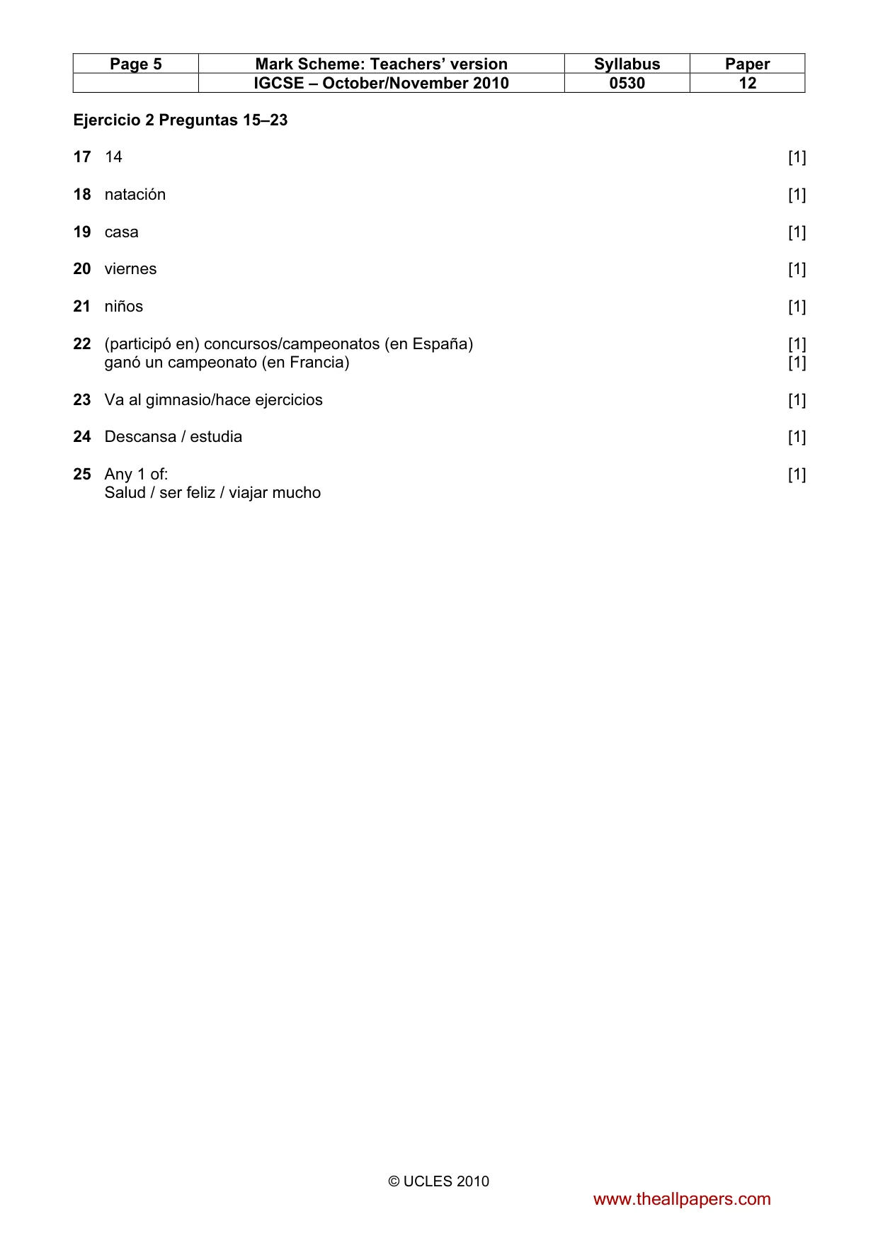 Mark scheme, page 5 of 17
