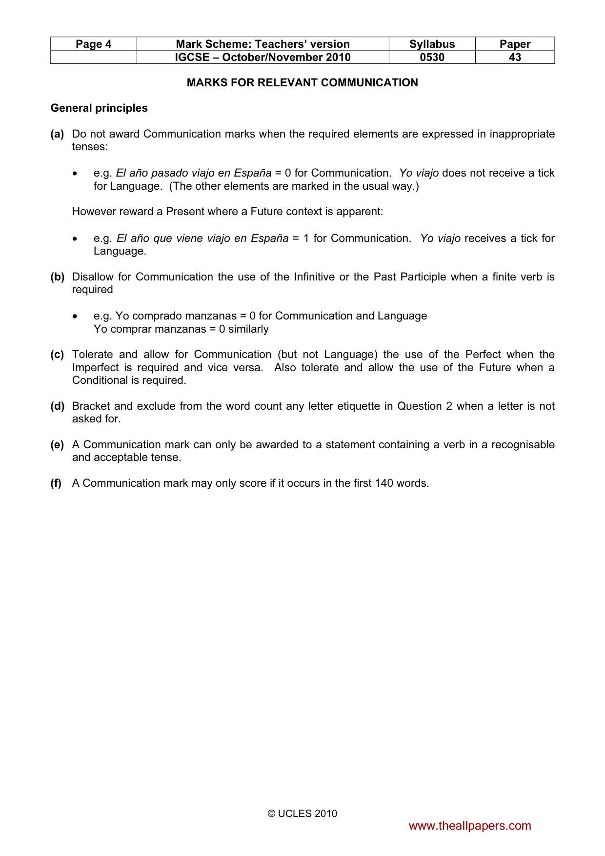 Mark scheme, page 4 of 16