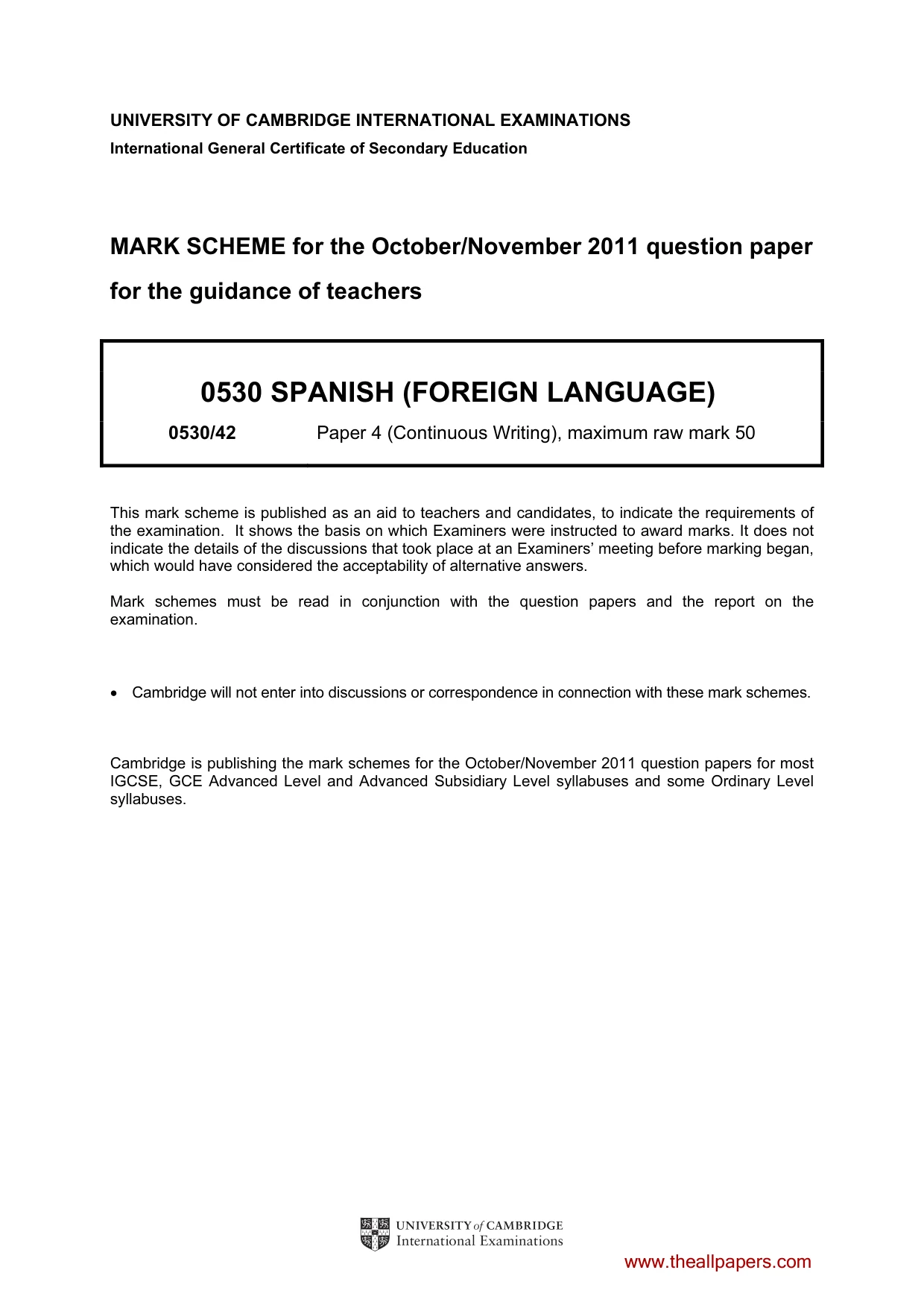 Mark scheme, page 1 of 19