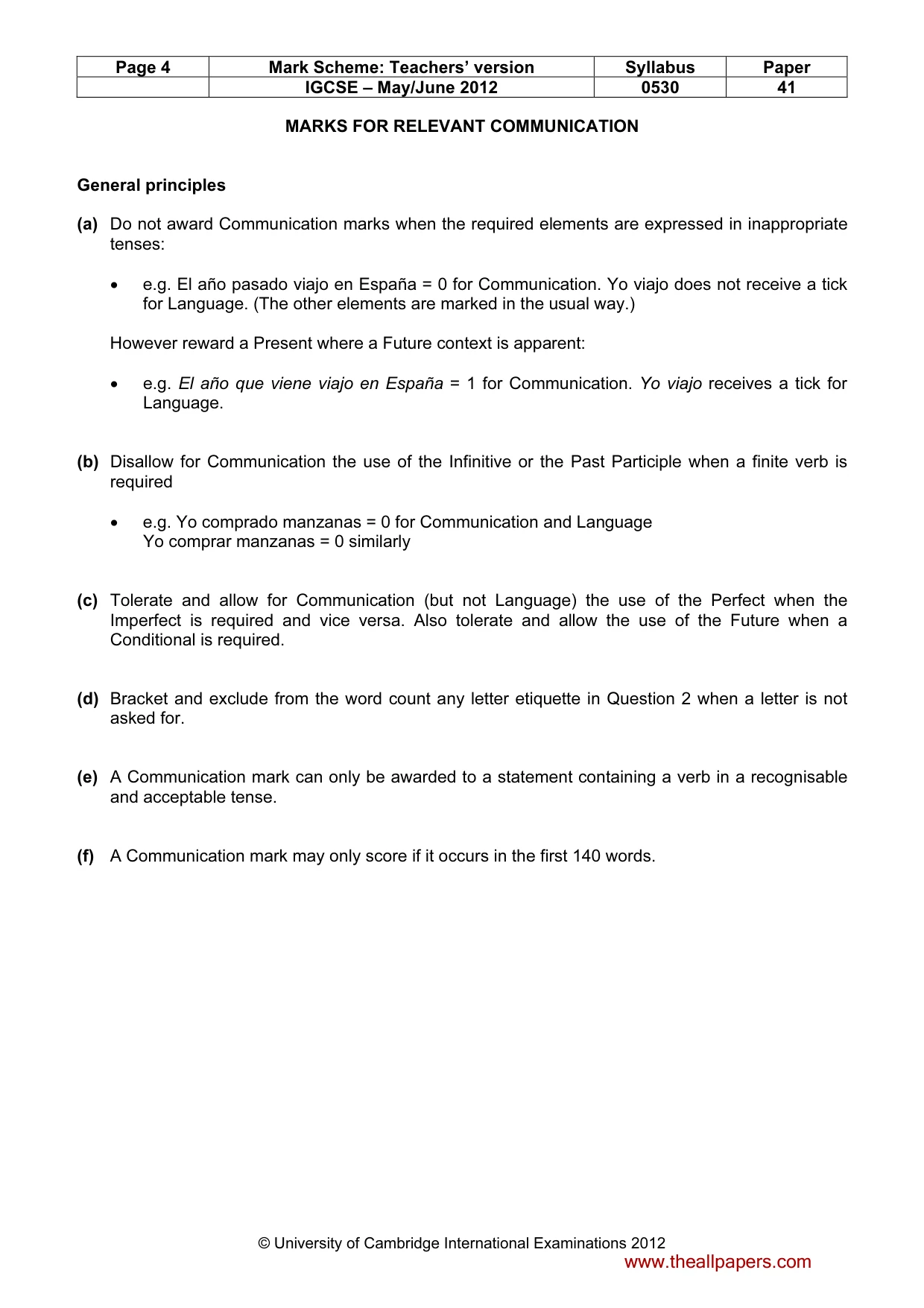 Mark scheme, page 4 of 19