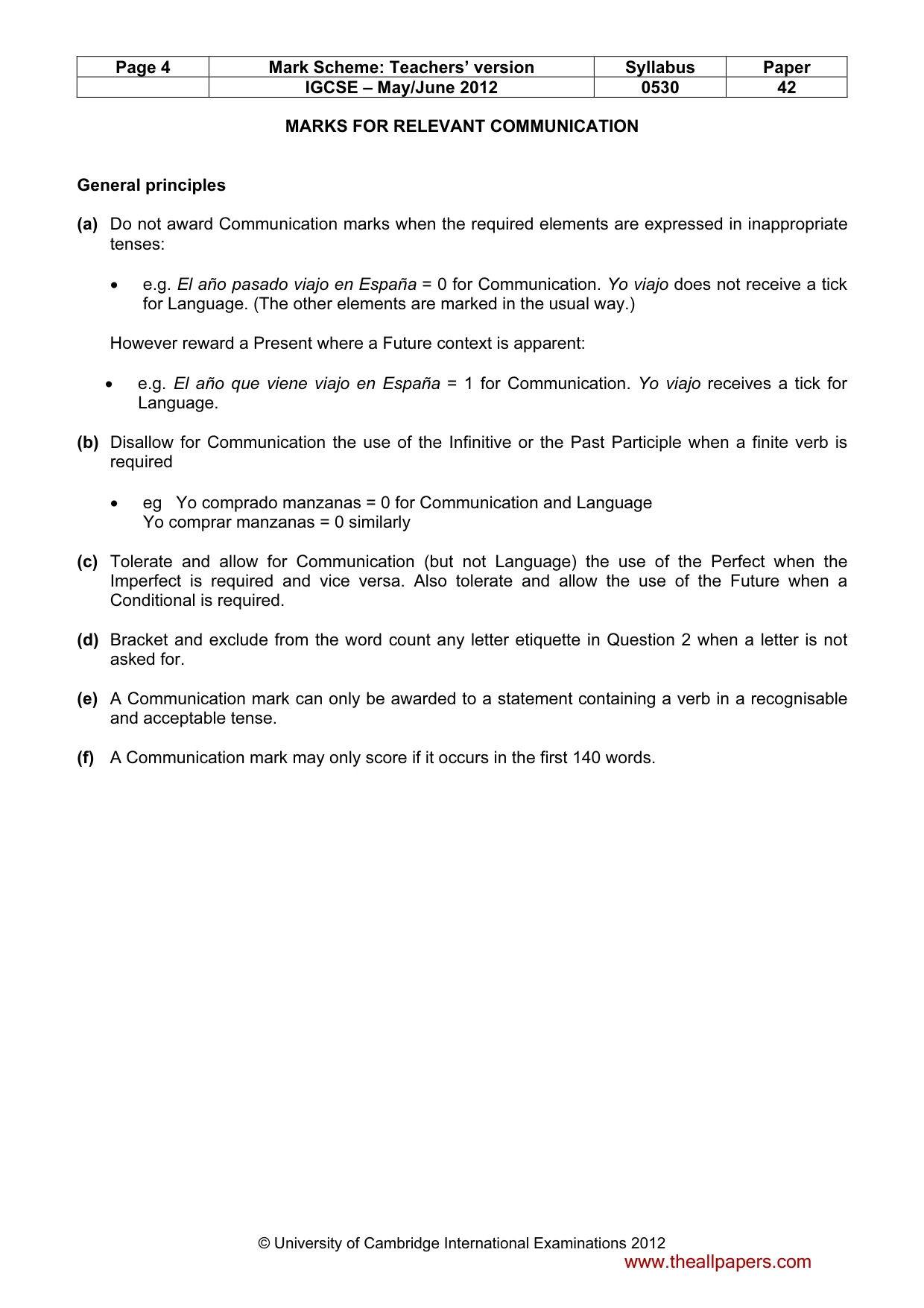 Mark scheme, page 4 of 19
