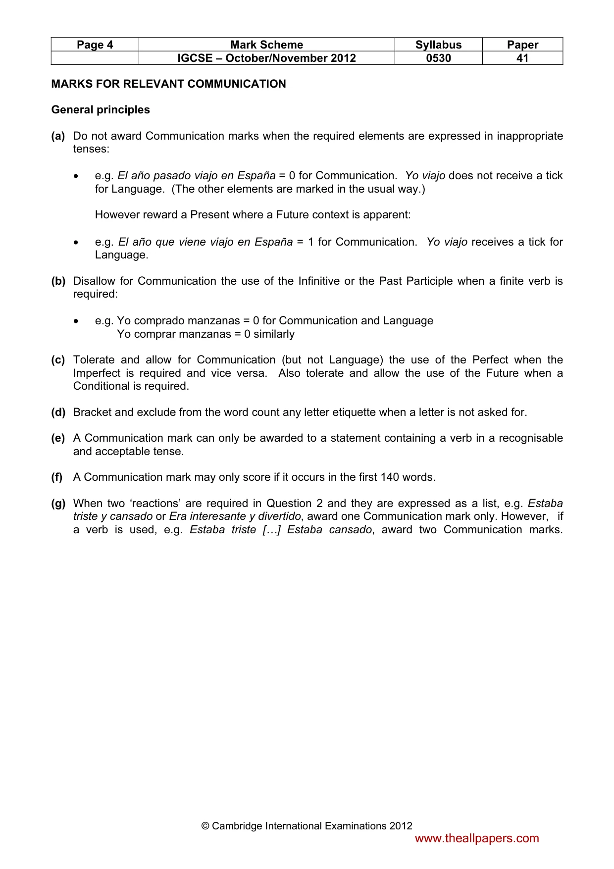 Mark scheme, page 4 of 18