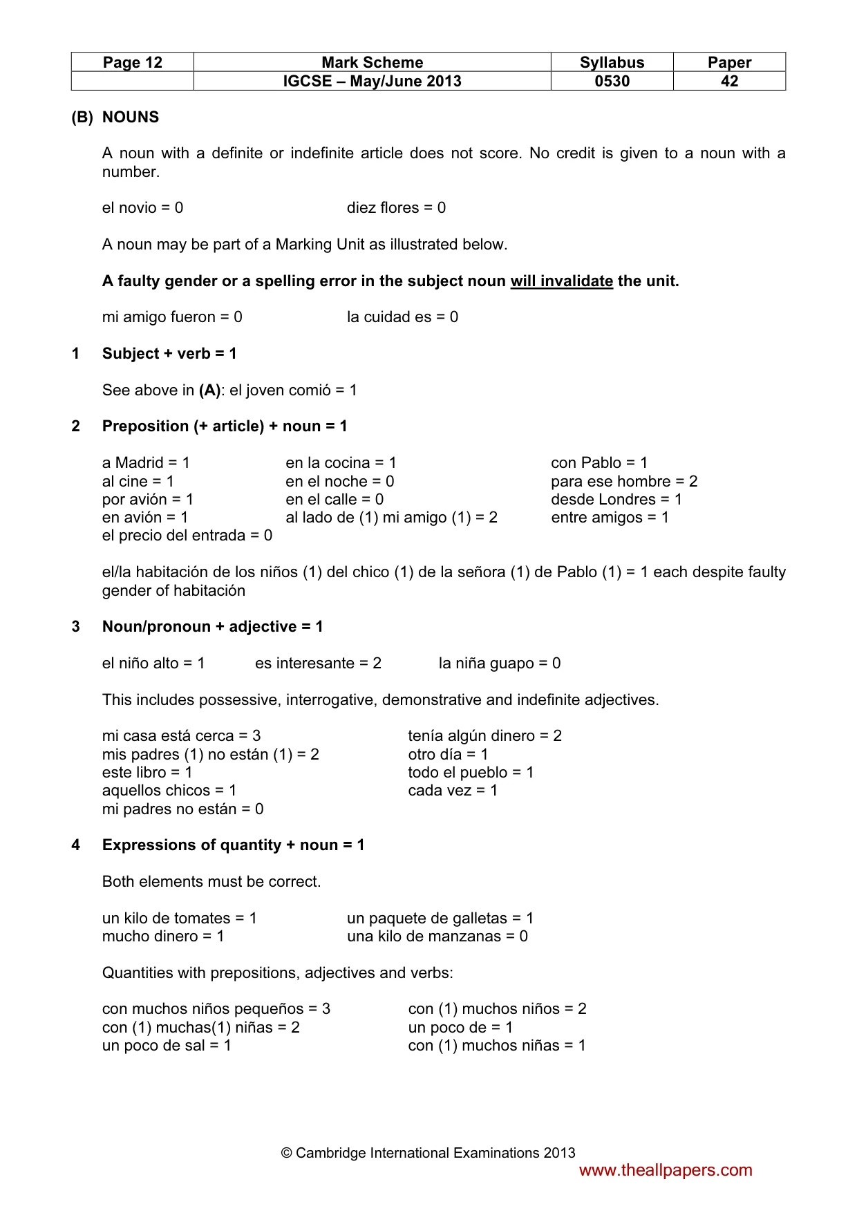Mark scheme, page 12 of 19