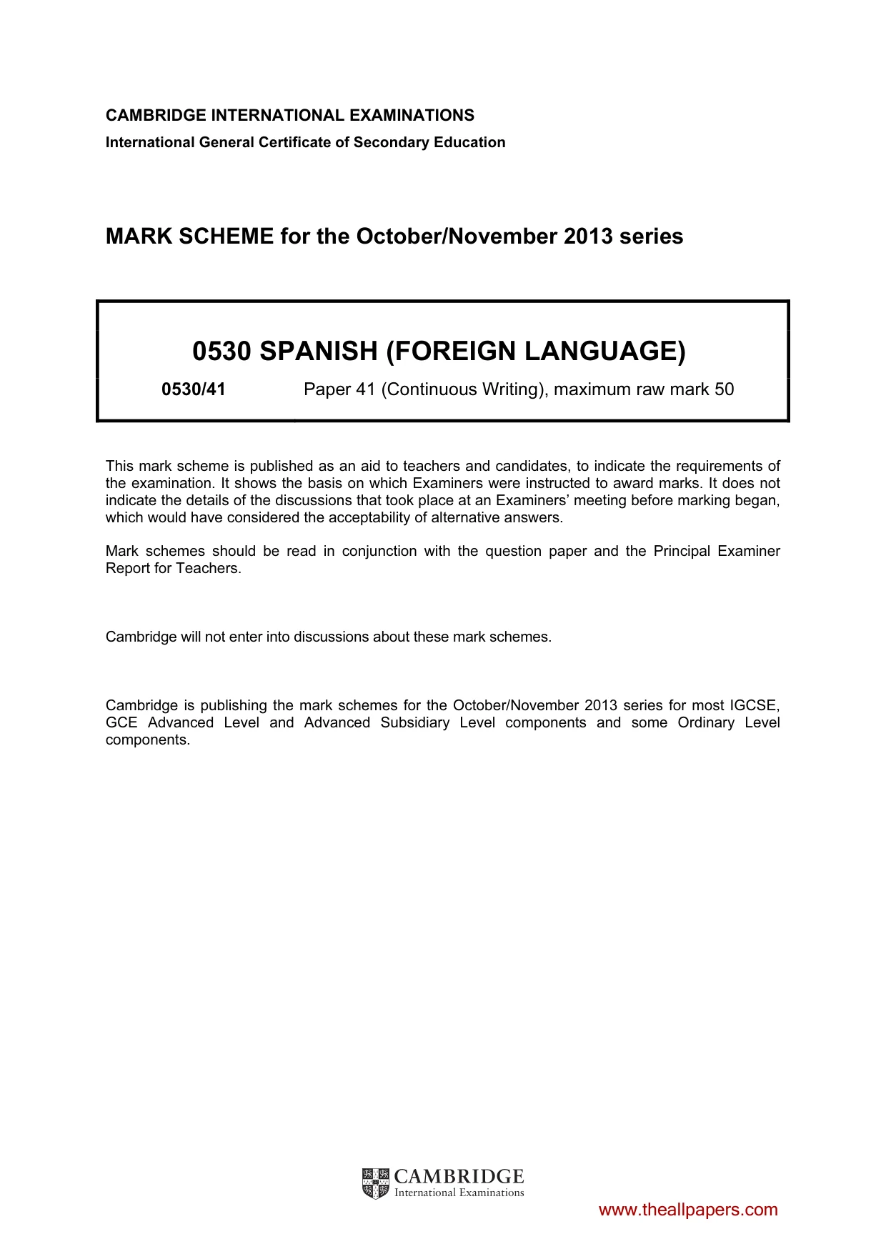 Mark scheme, page 1 of 19