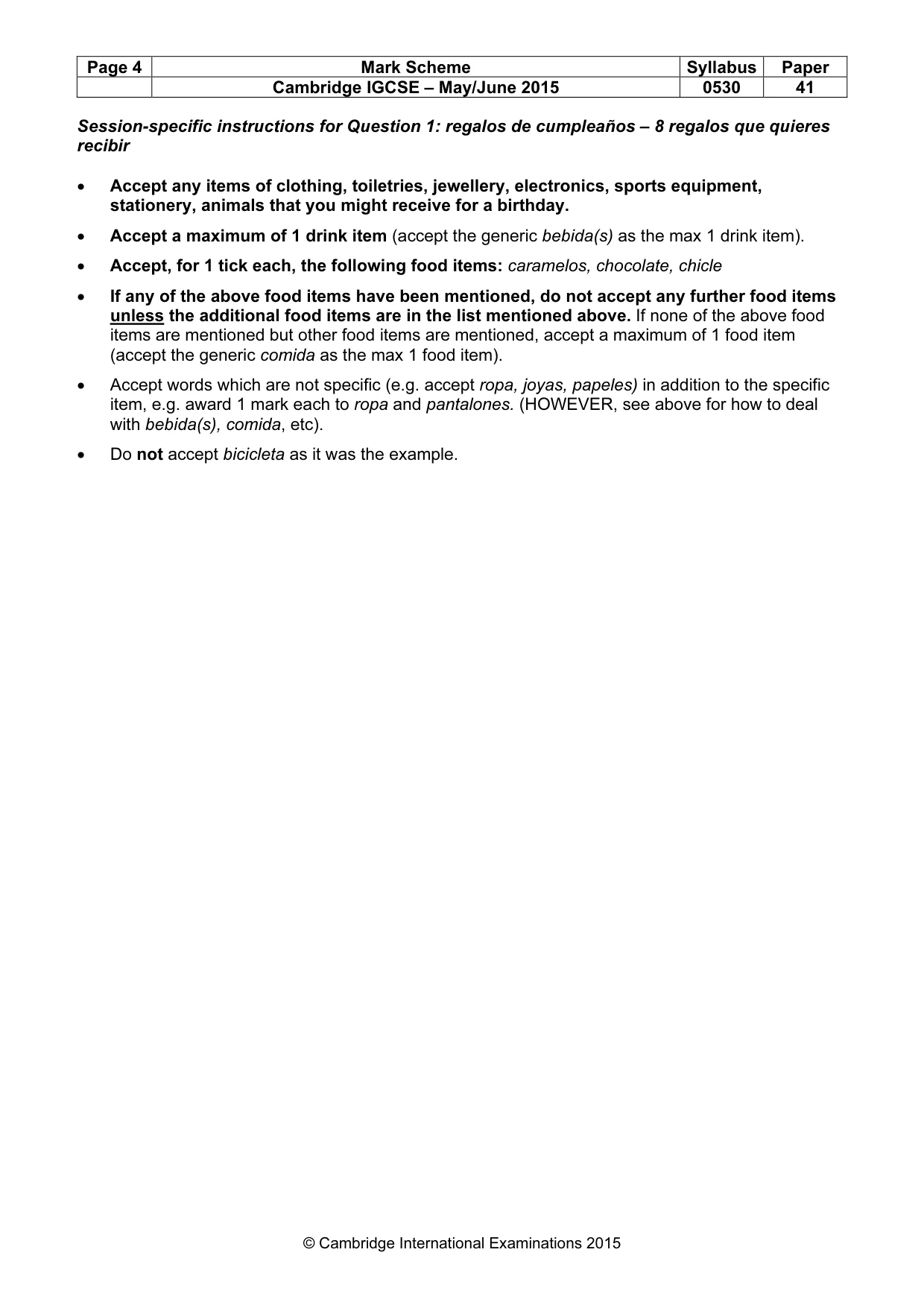 Mark scheme, page 4 of 27