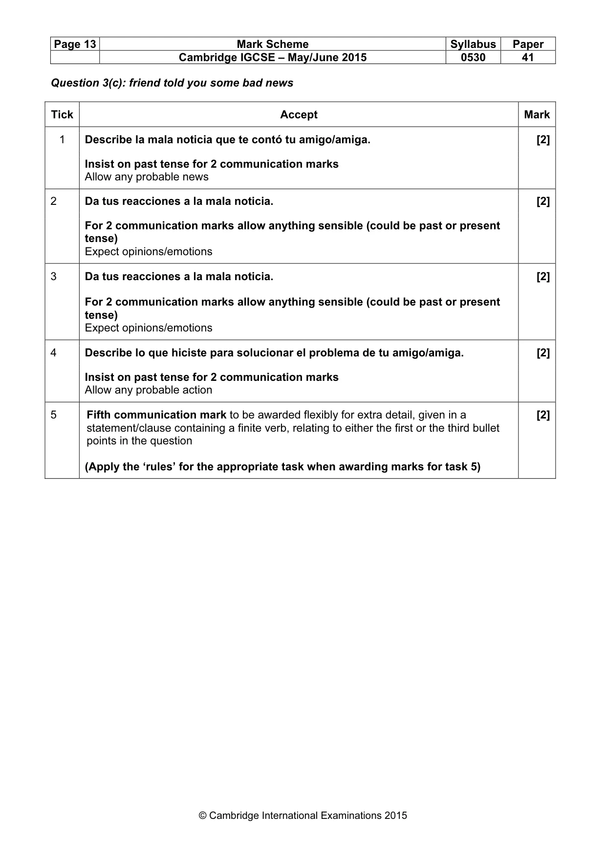 Mark scheme, page 13 of 27
