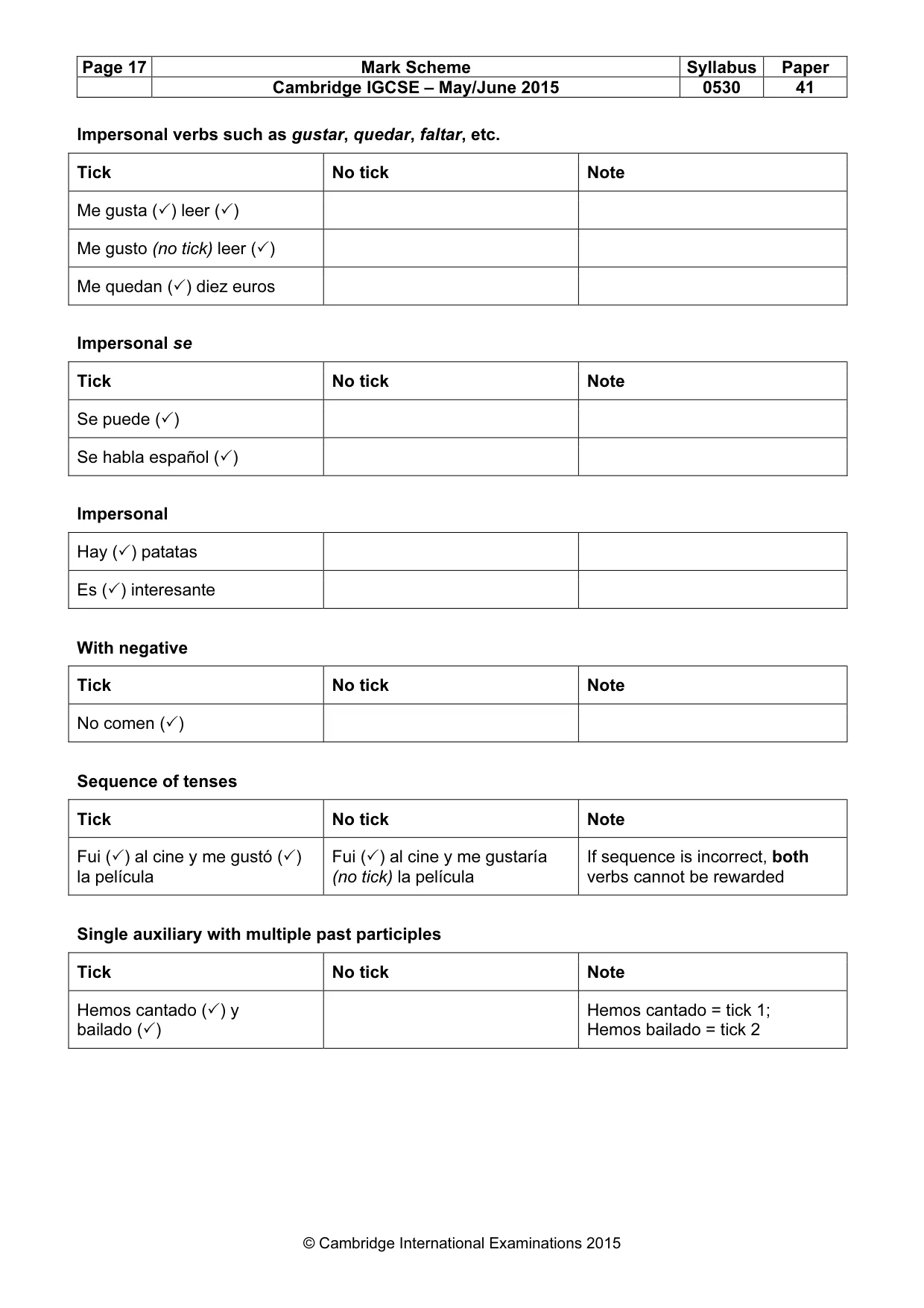 Mark scheme, page 17 of 27