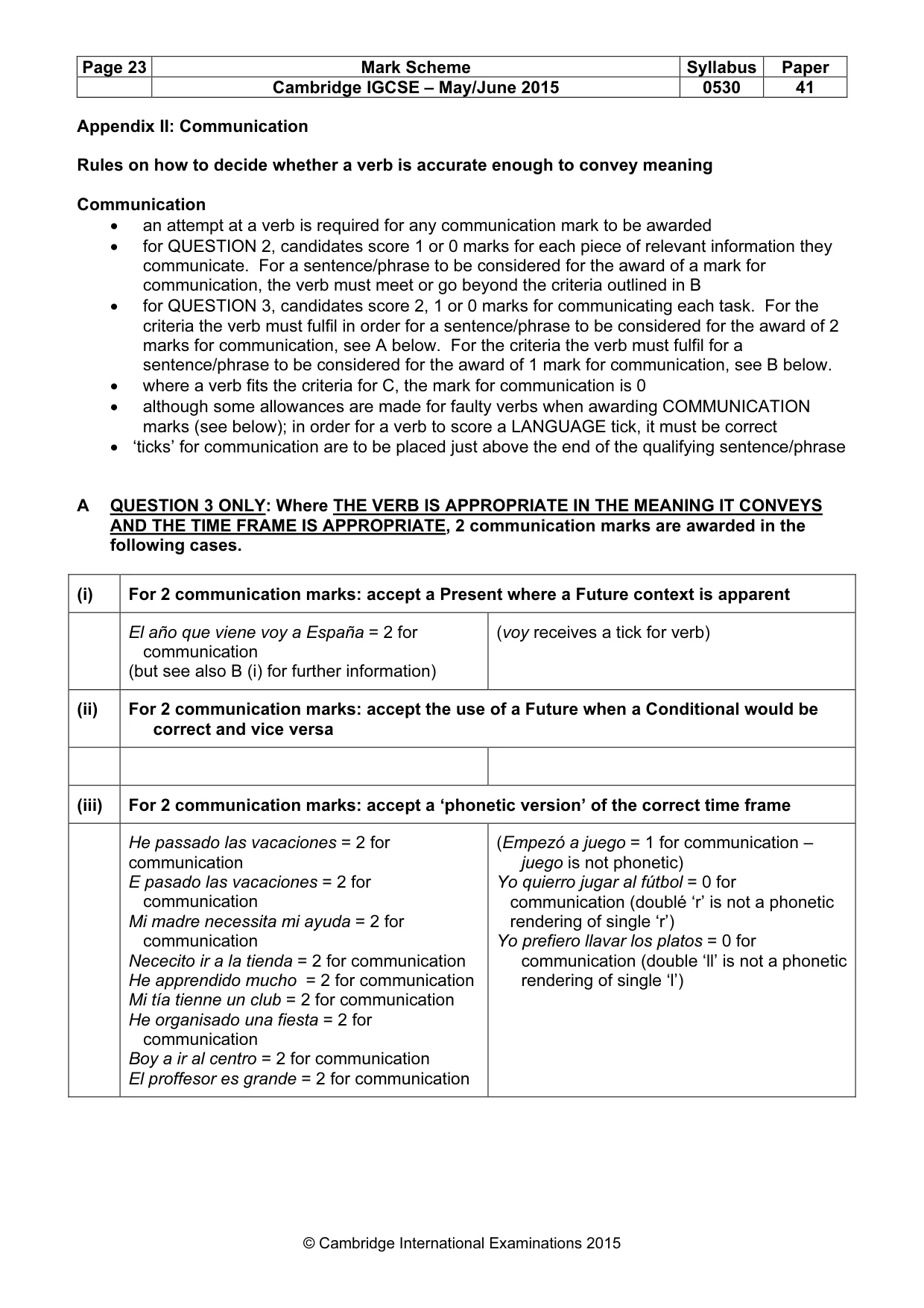Mark scheme, page 23 of 27