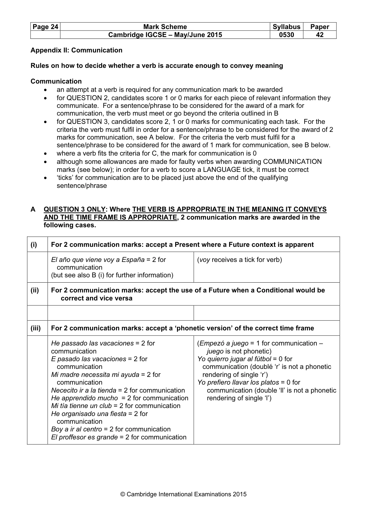 Mark scheme, page 24 of 28