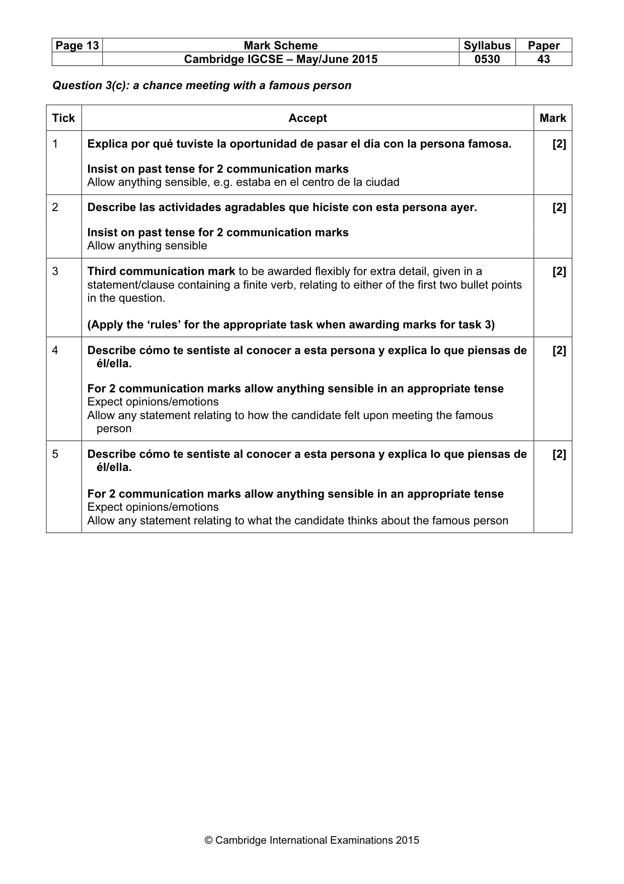 Mark scheme, page 13 of 27
