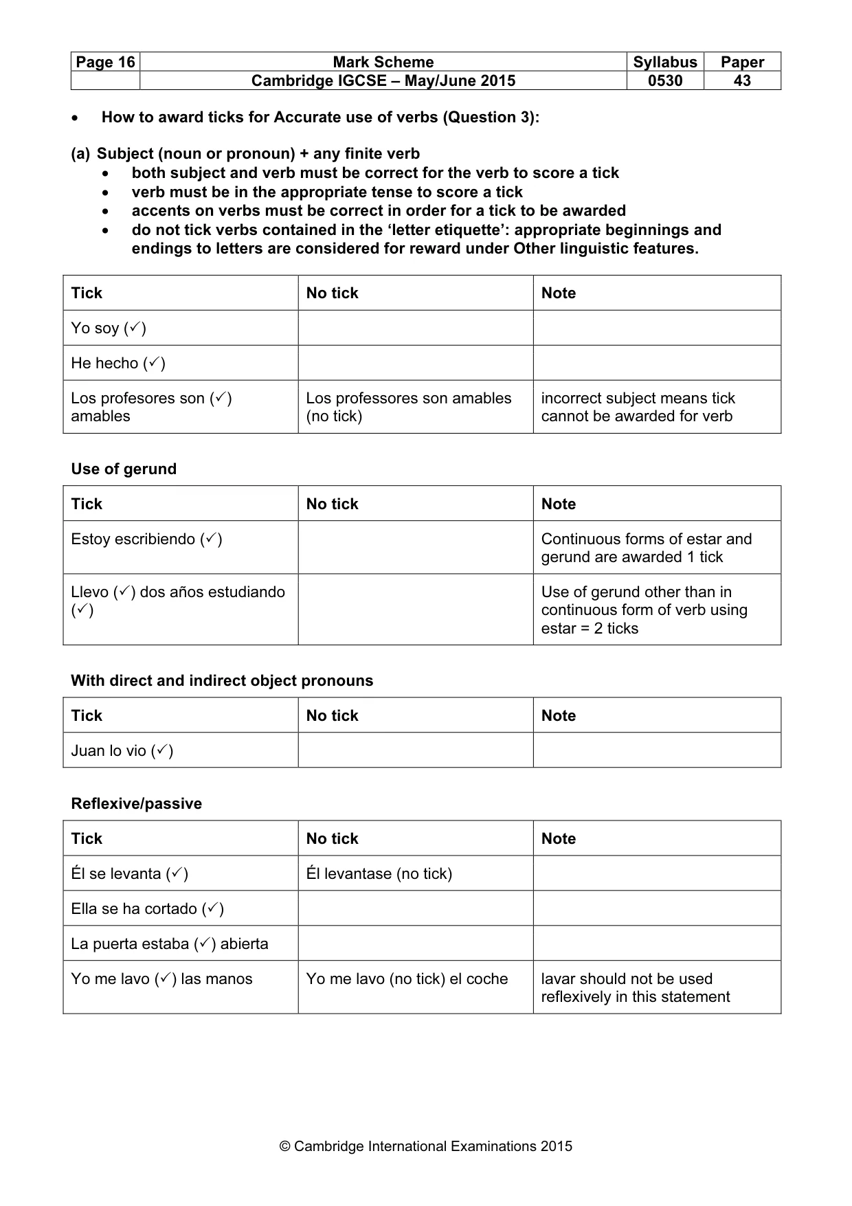 Mark scheme, page 16 of 27
