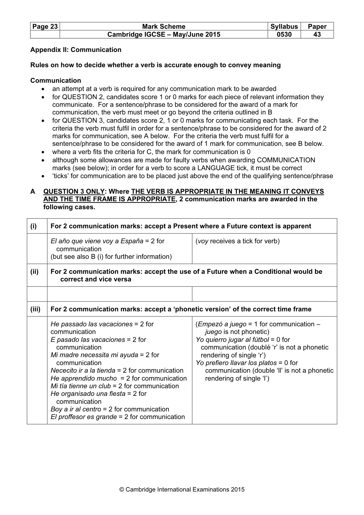 Mark scheme, page 23 of 27