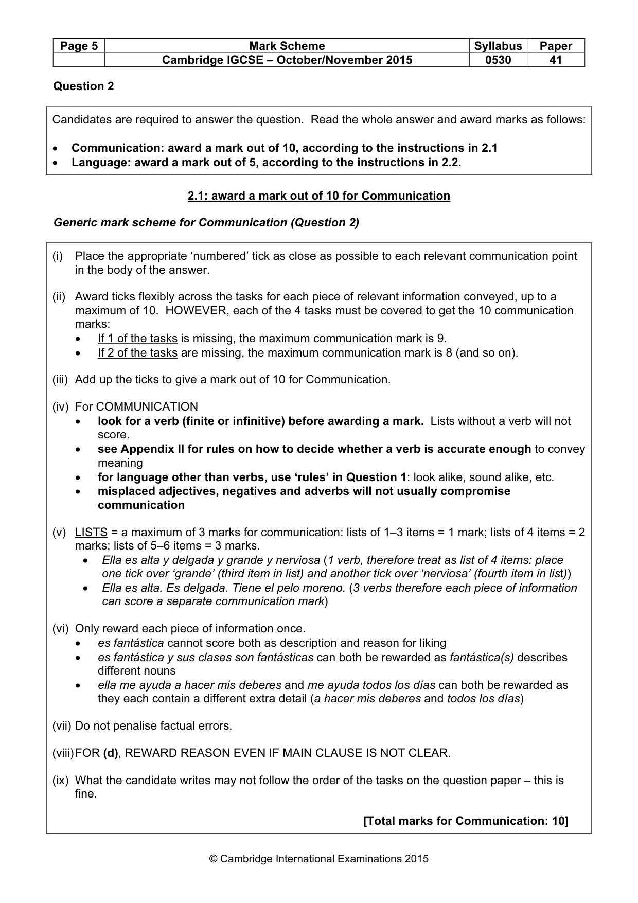 Mark scheme, page 5 of 24