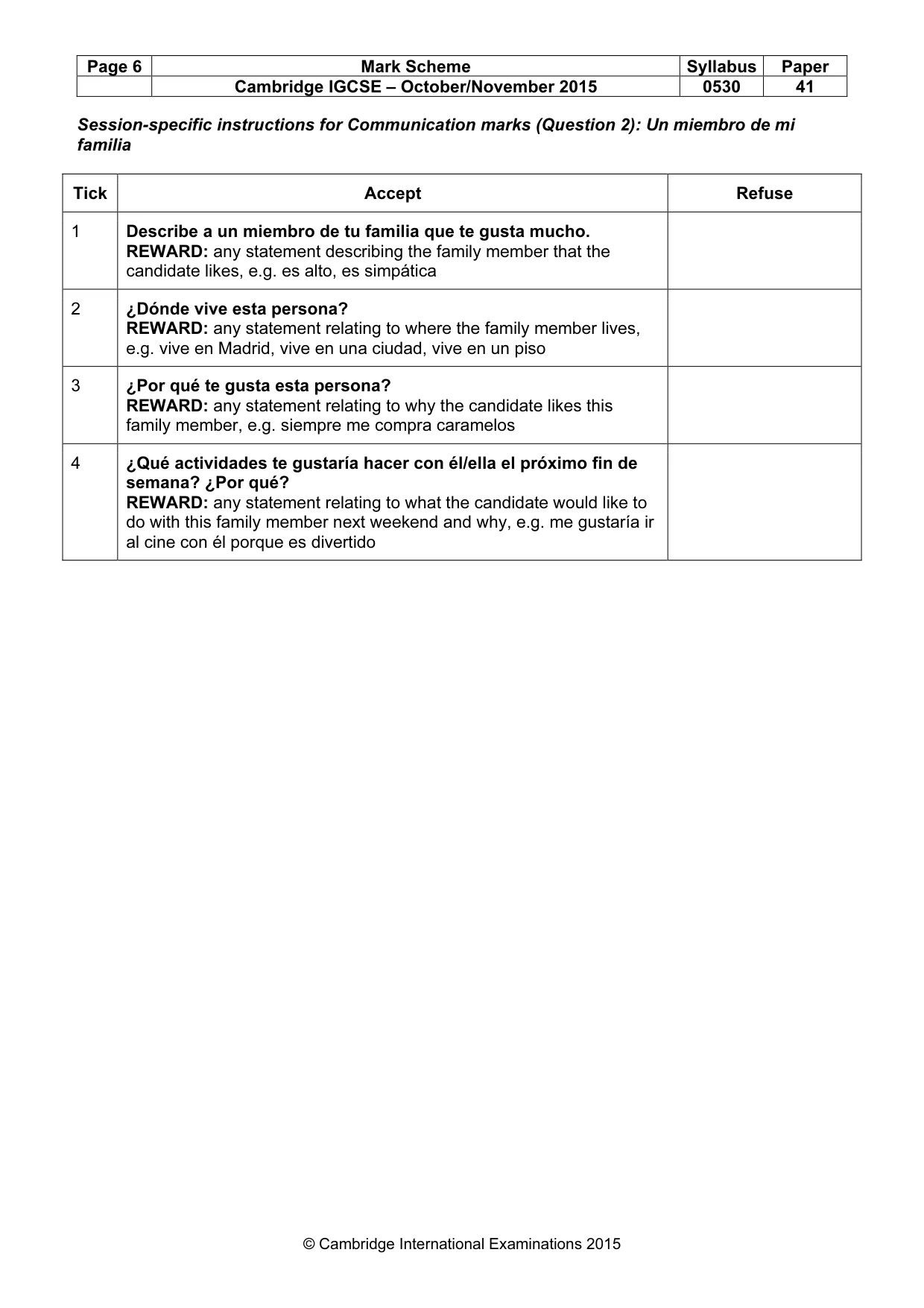 Mark scheme, page 6 of 24