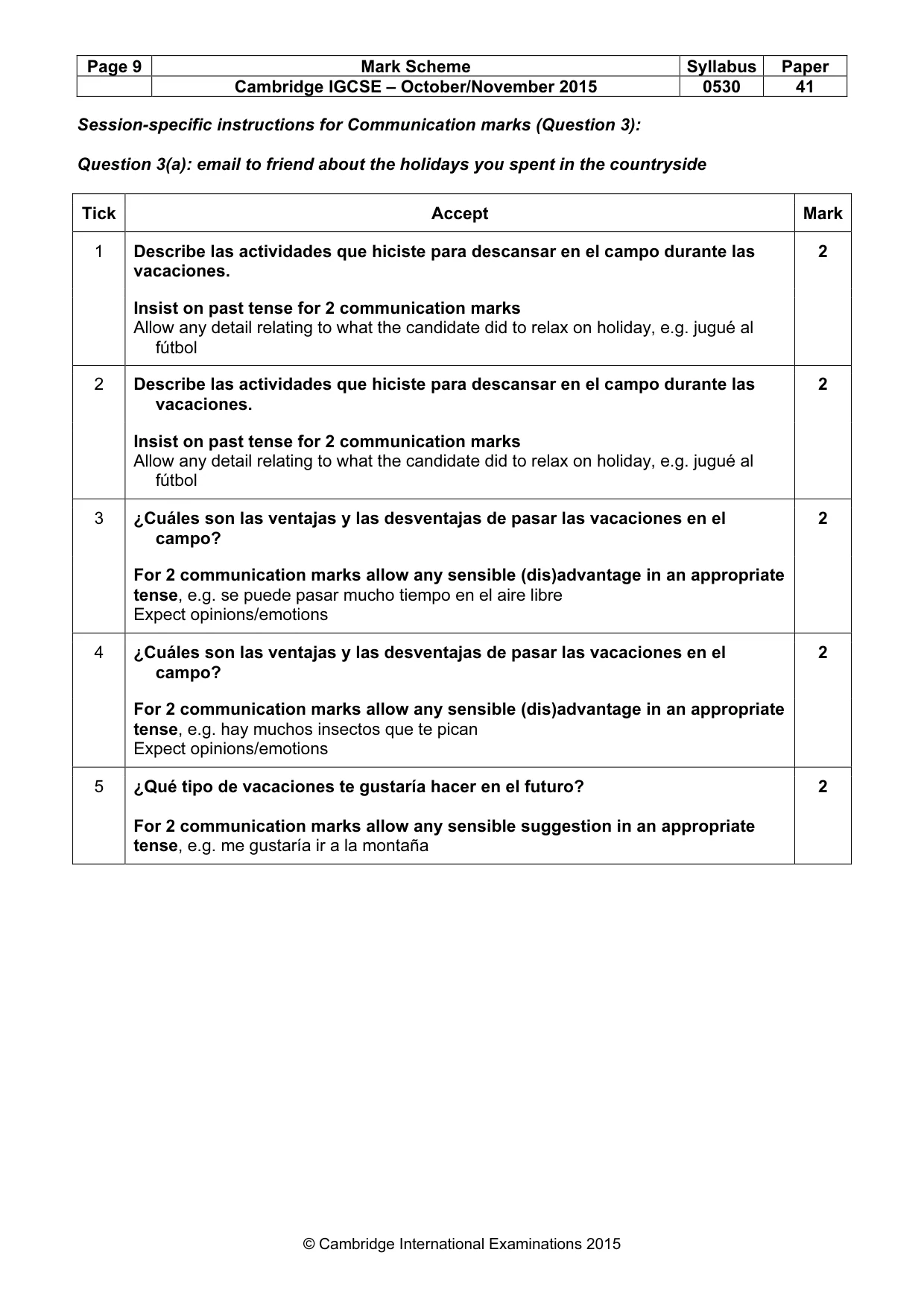 Mark scheme, page 9 of 24
