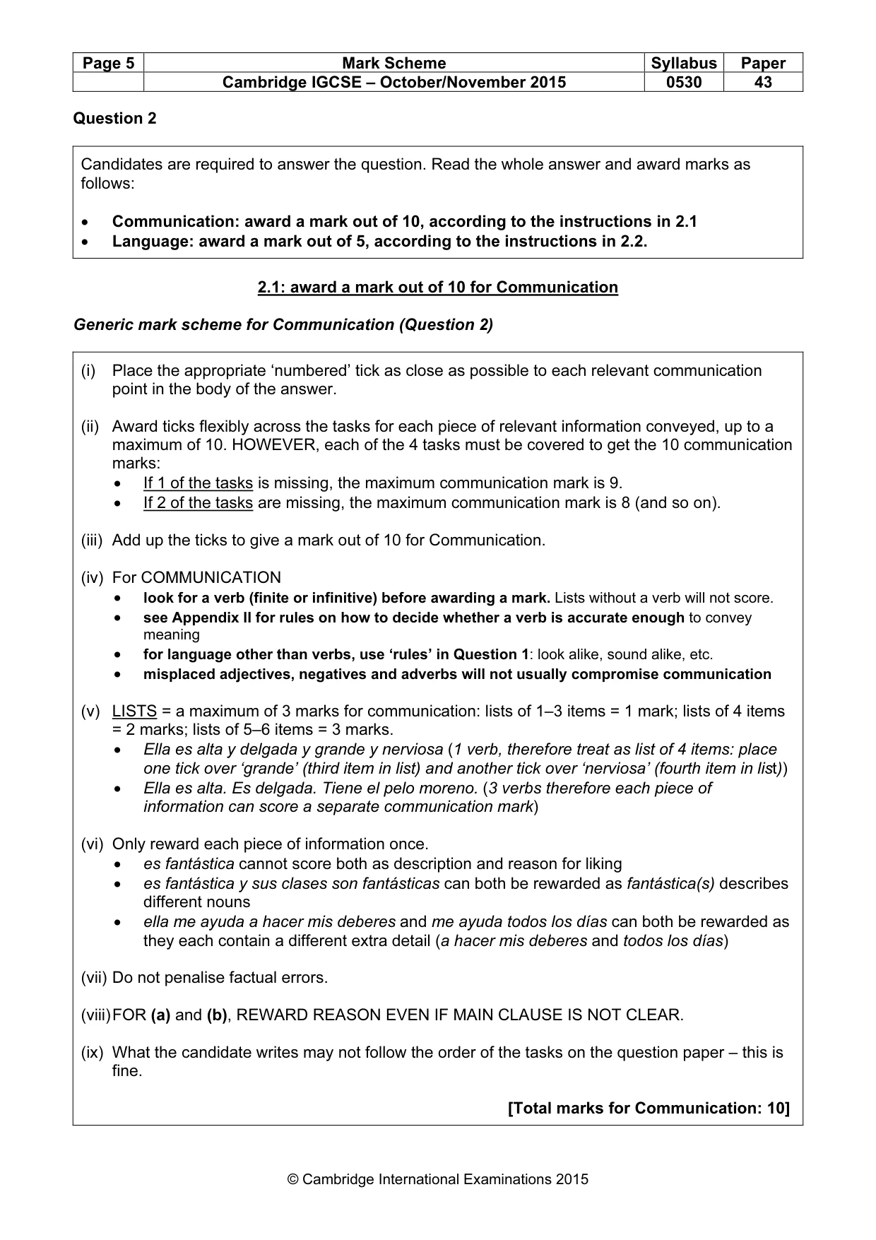 Mark scheme, page 5 of 24