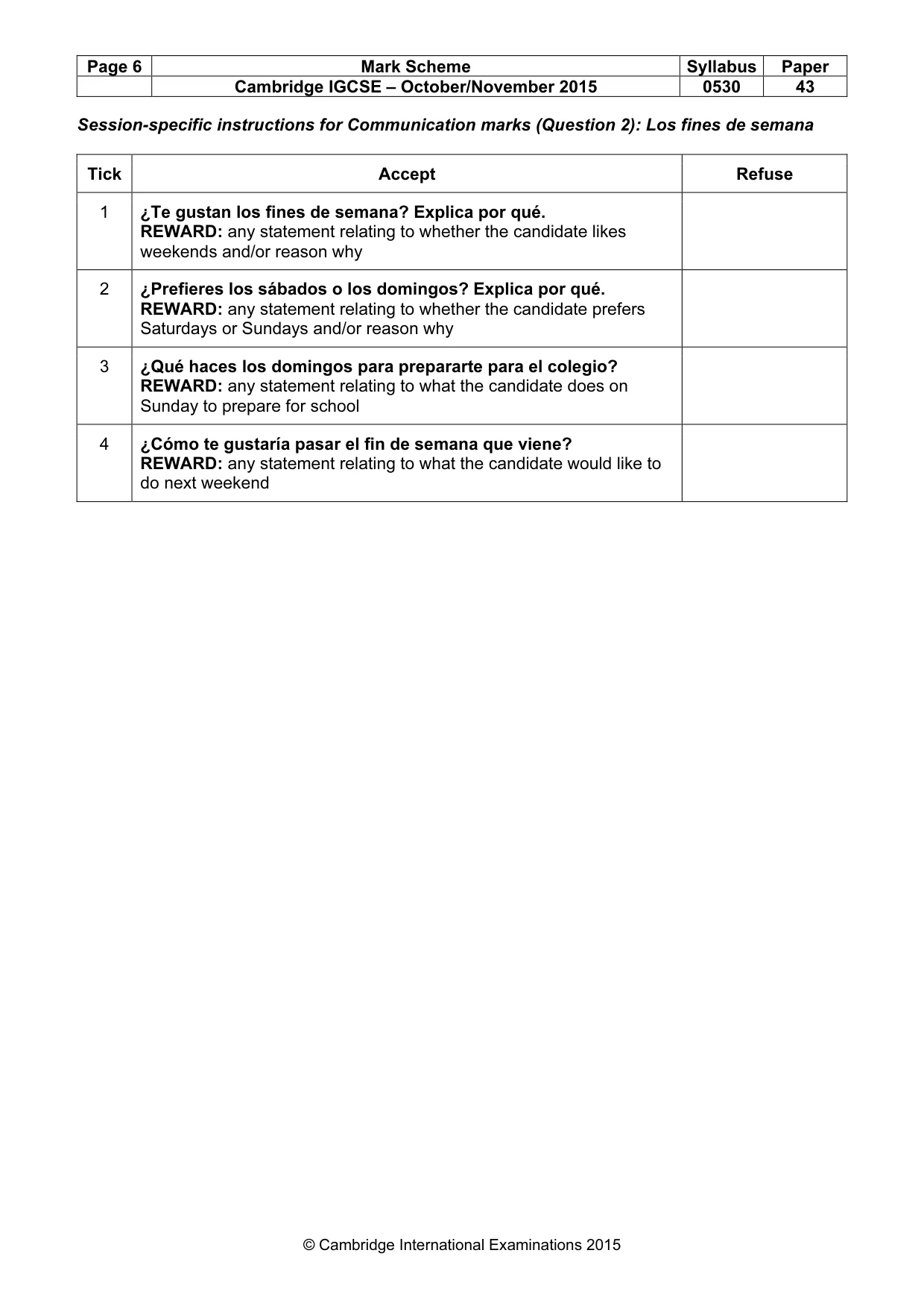 Mark scheme, page 6 of 24