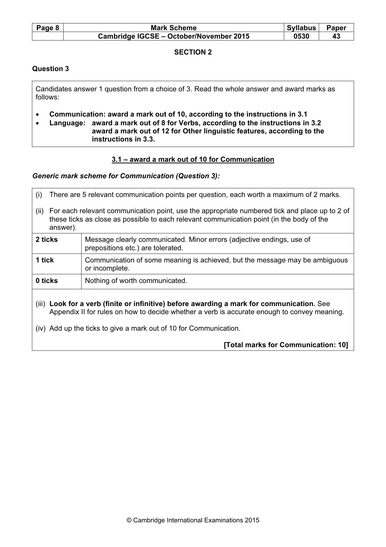 Mark scheme, page 8 of 24