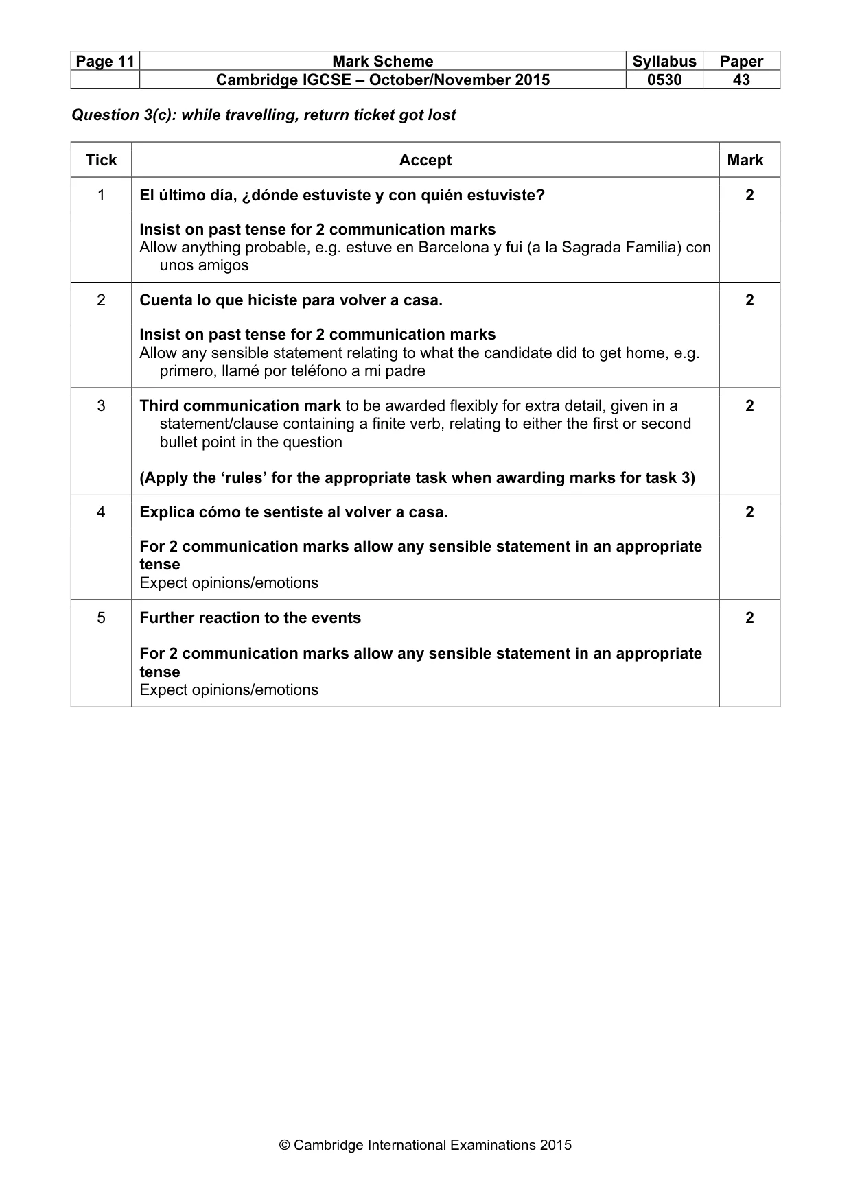 Mark scheme, page 11 of 24