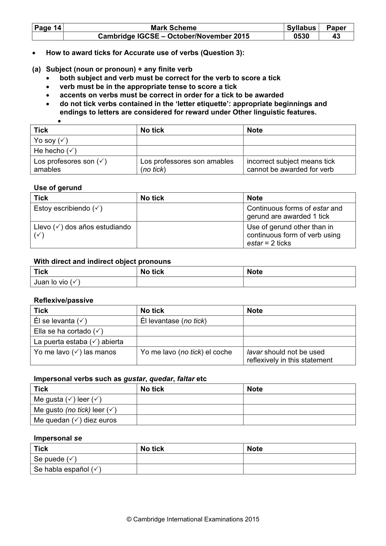 Mark scheme, page 14 of 24